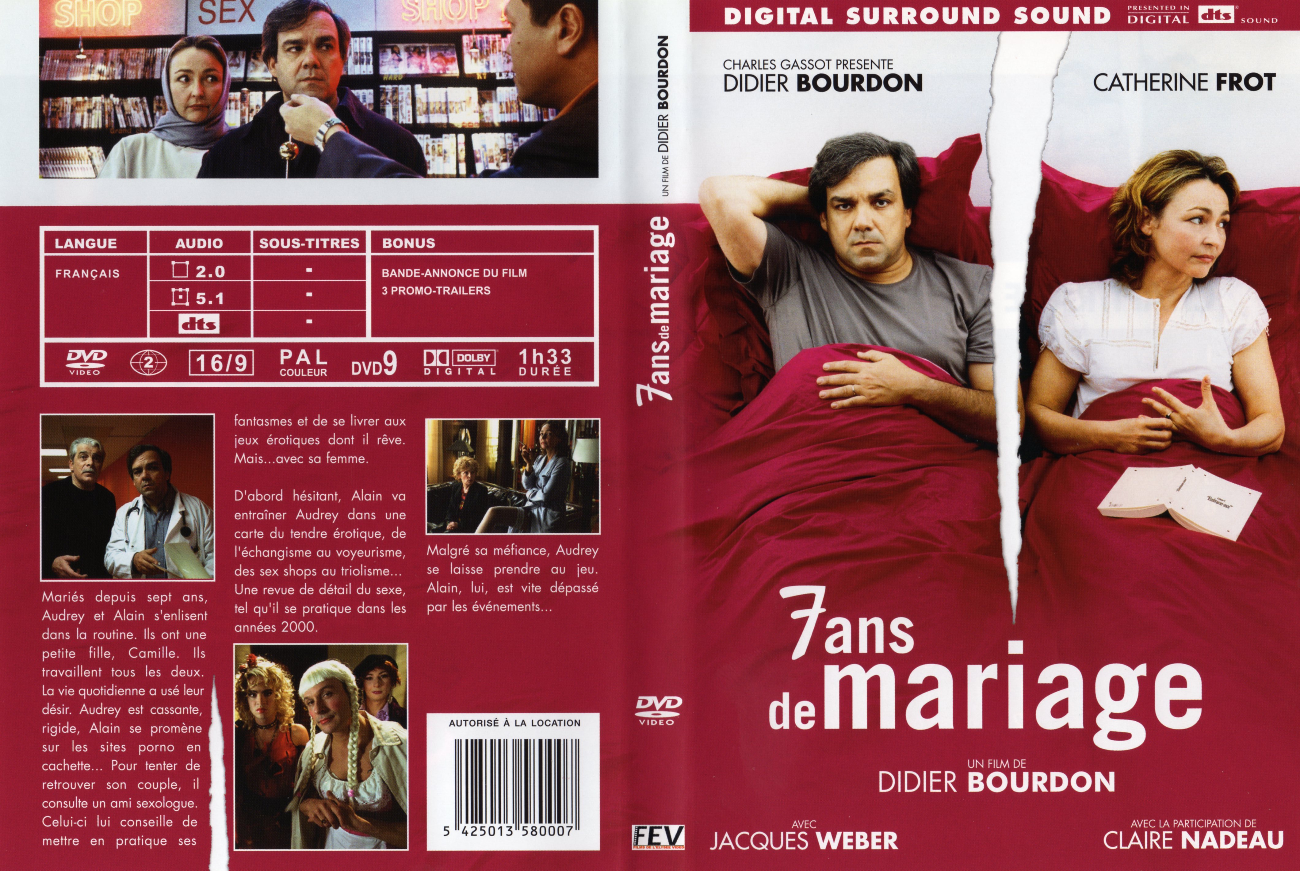 Jaquette DVD 7 ans de mariage v2