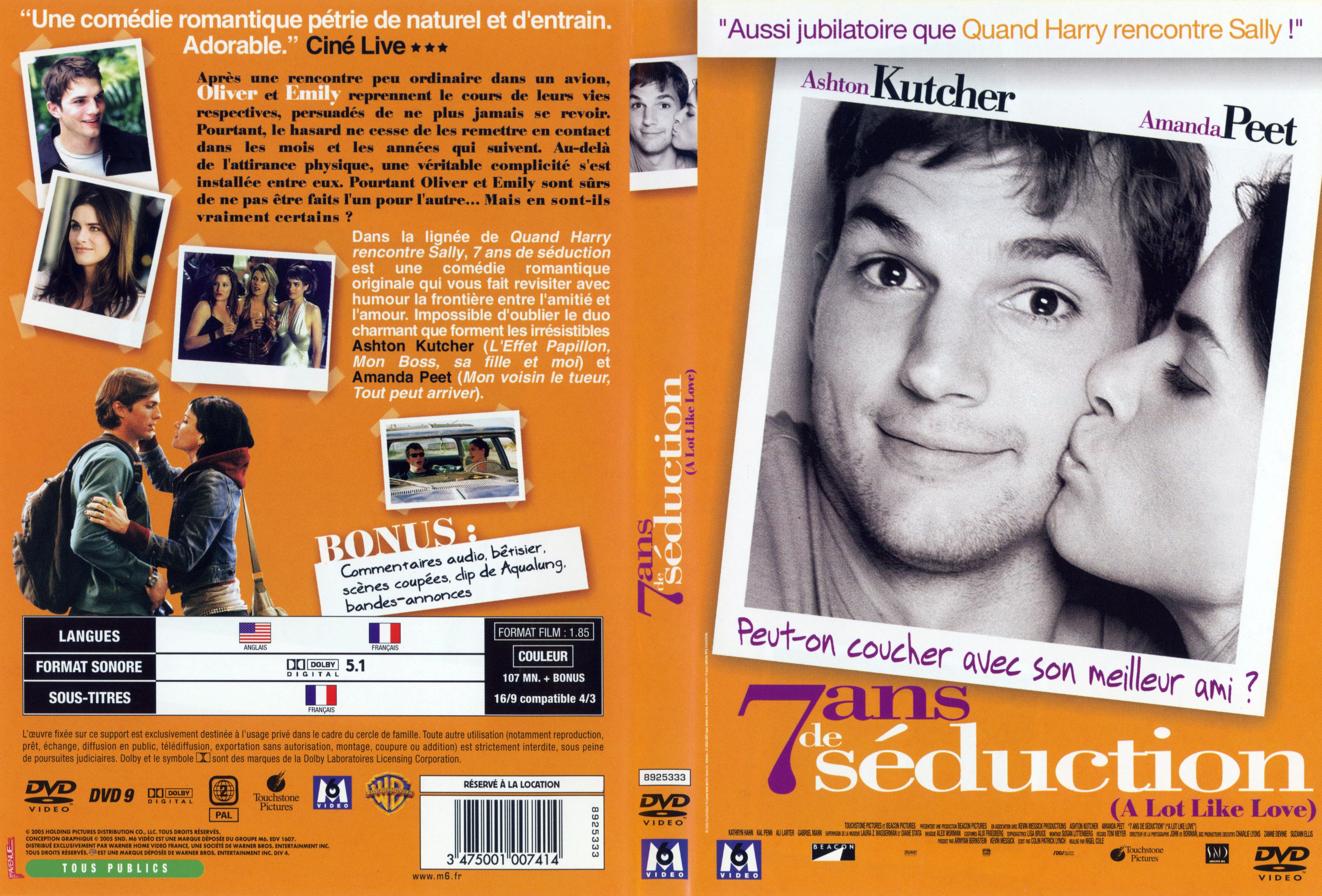 Jaquette DVD 7 ans de seduction