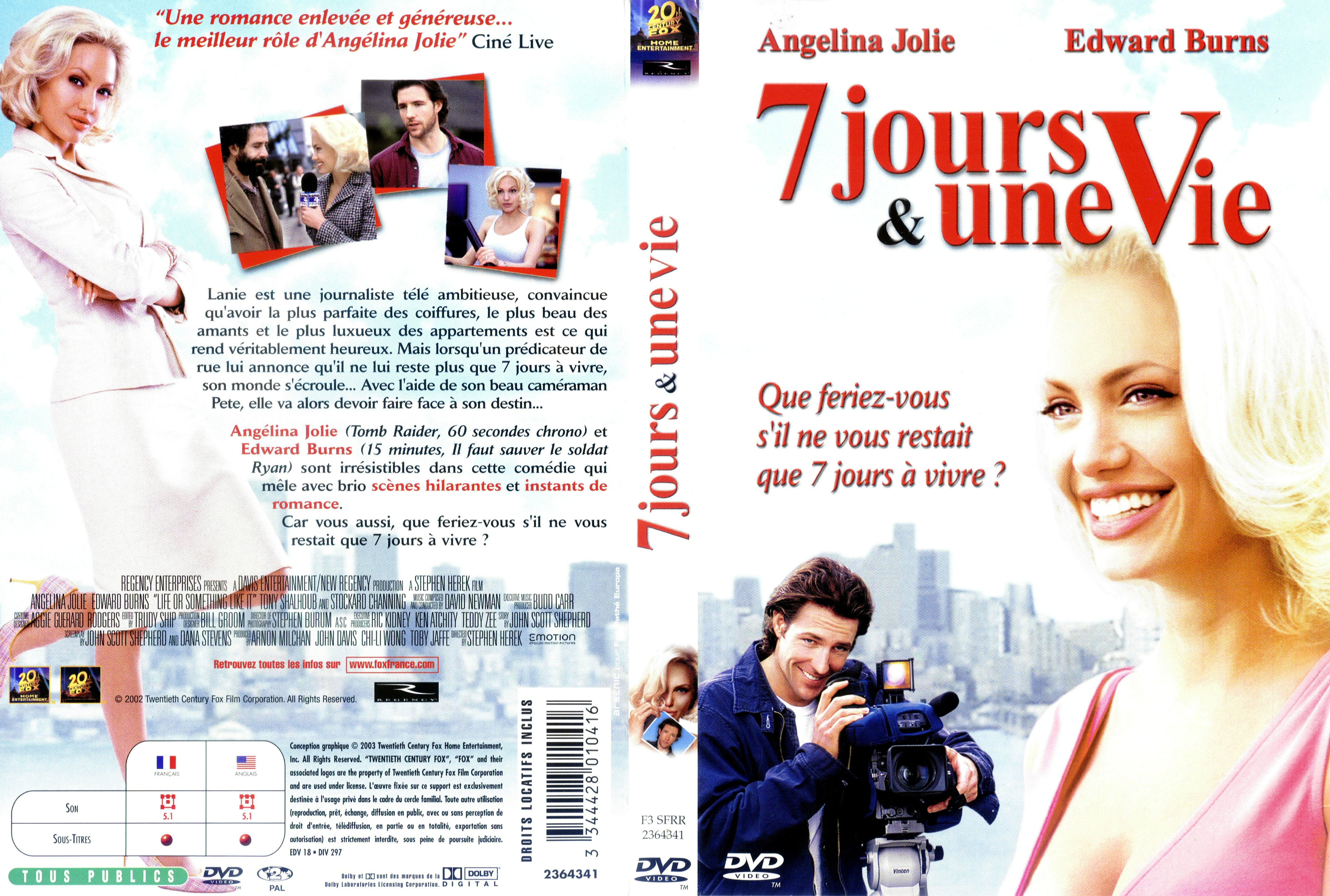 Jaquette DVD 7 jours et une vie