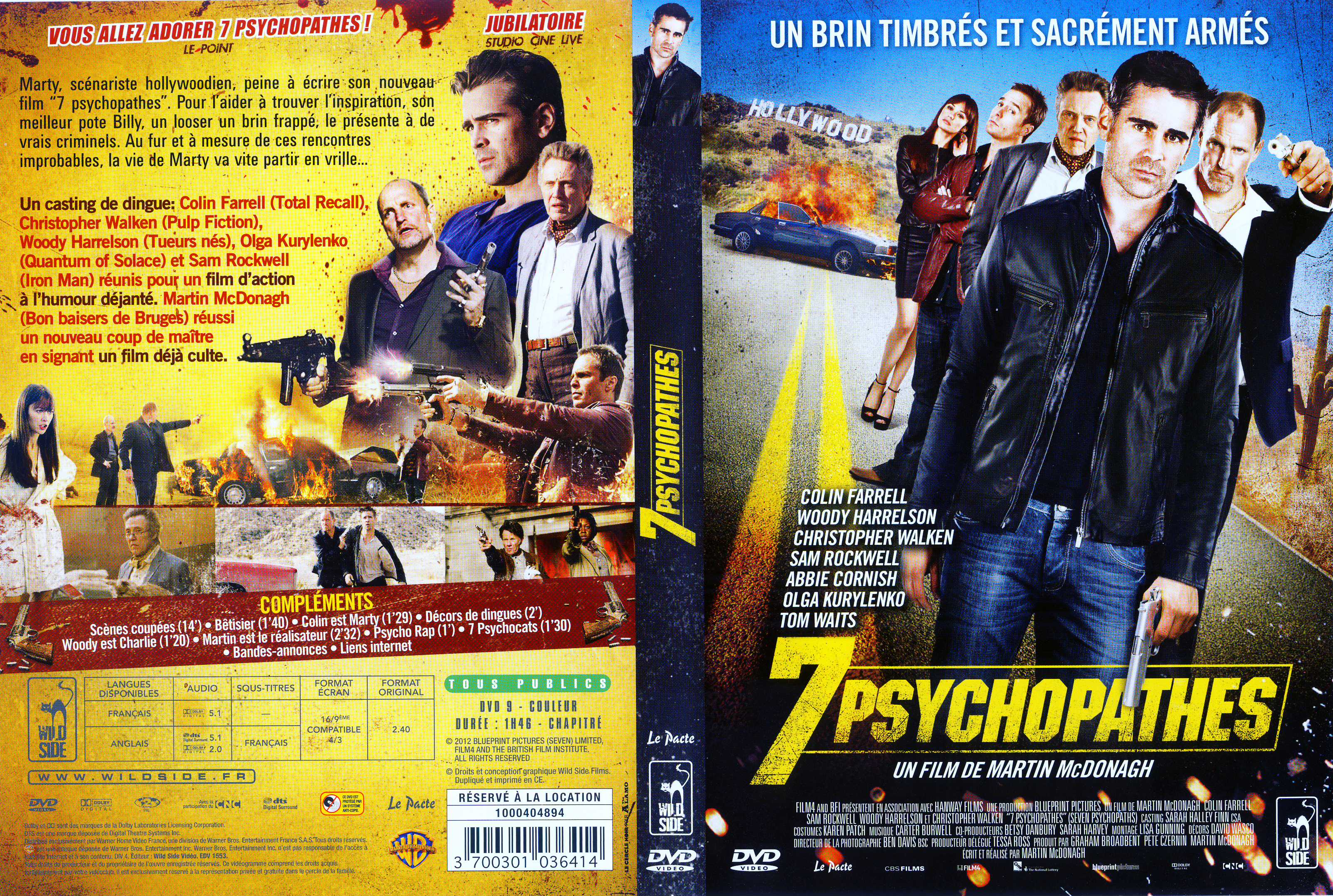 Jaquette DVD 7 psychopathes