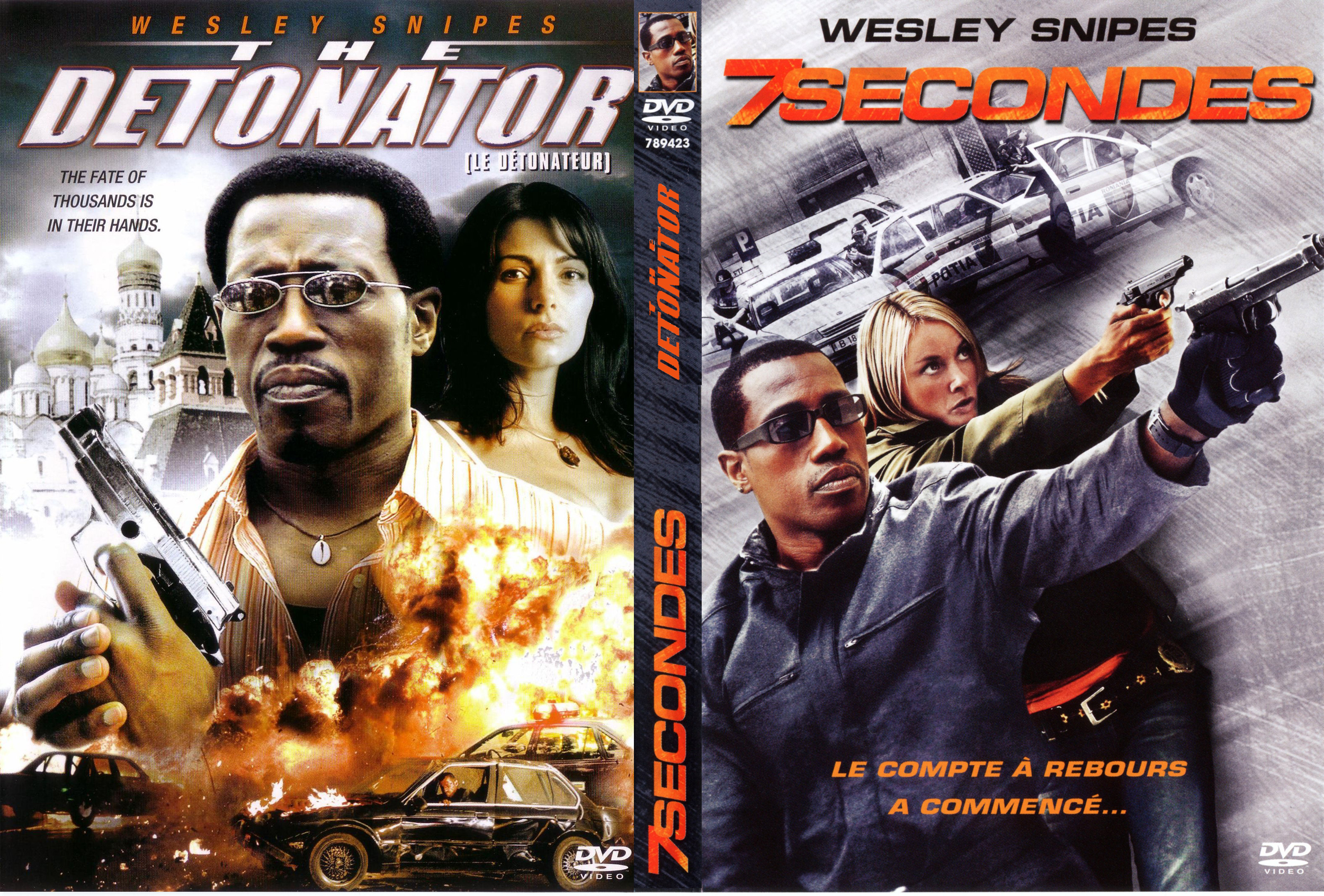 Jaquette DVD 7 secondes + The detonator