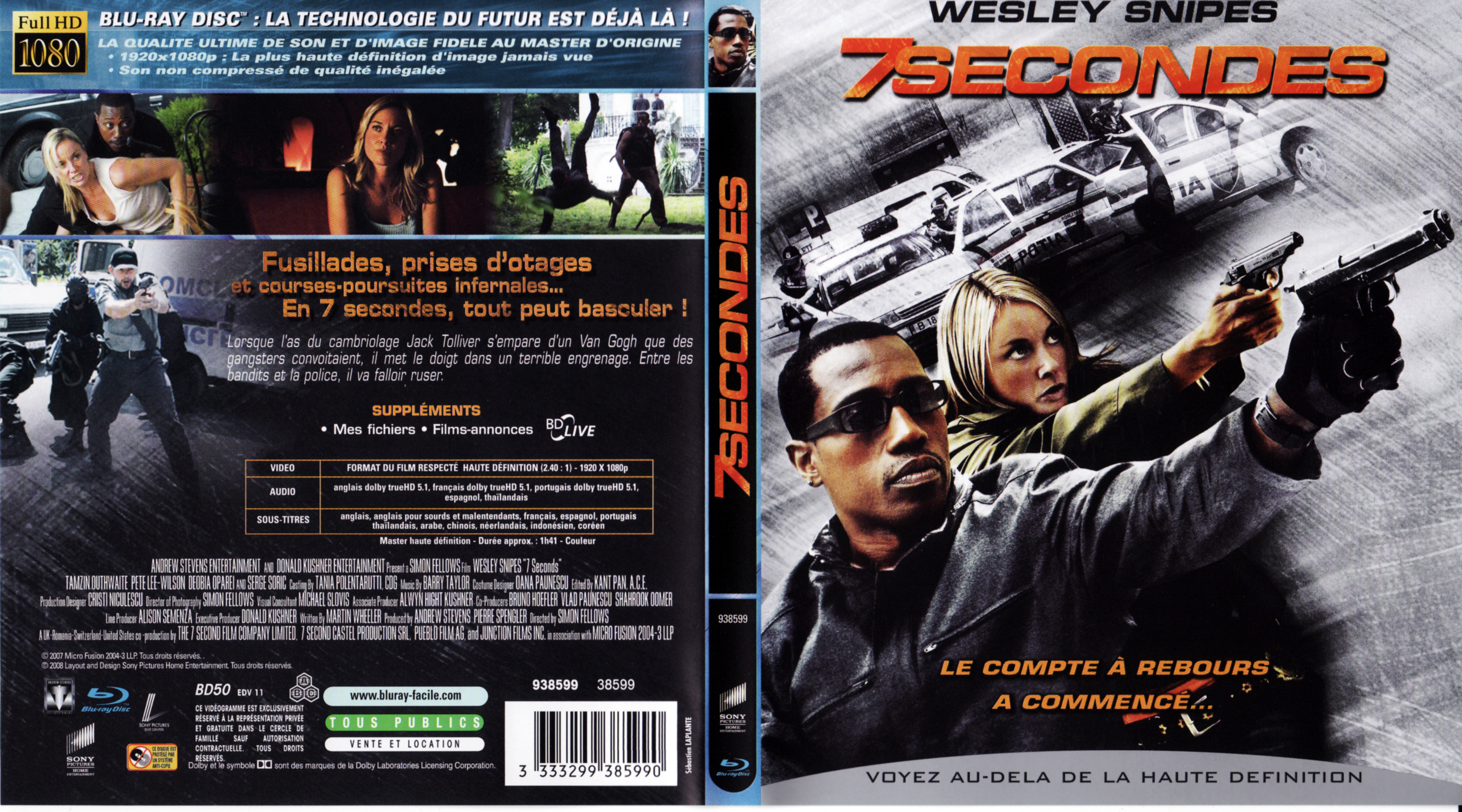 Jaquette DVD 7 secondes (BLU-RAY)