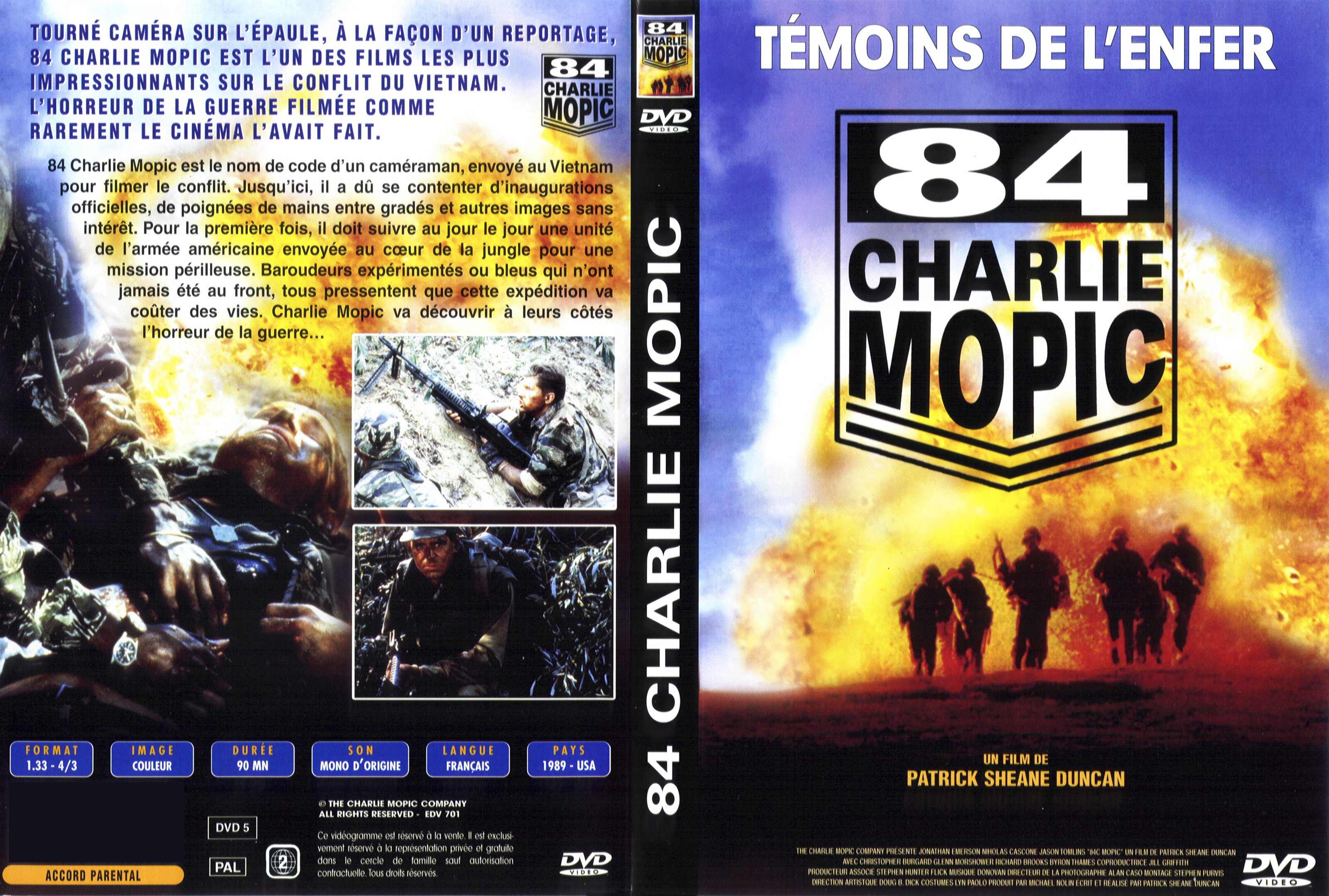 Jaquette DVD 84 charlie mopic