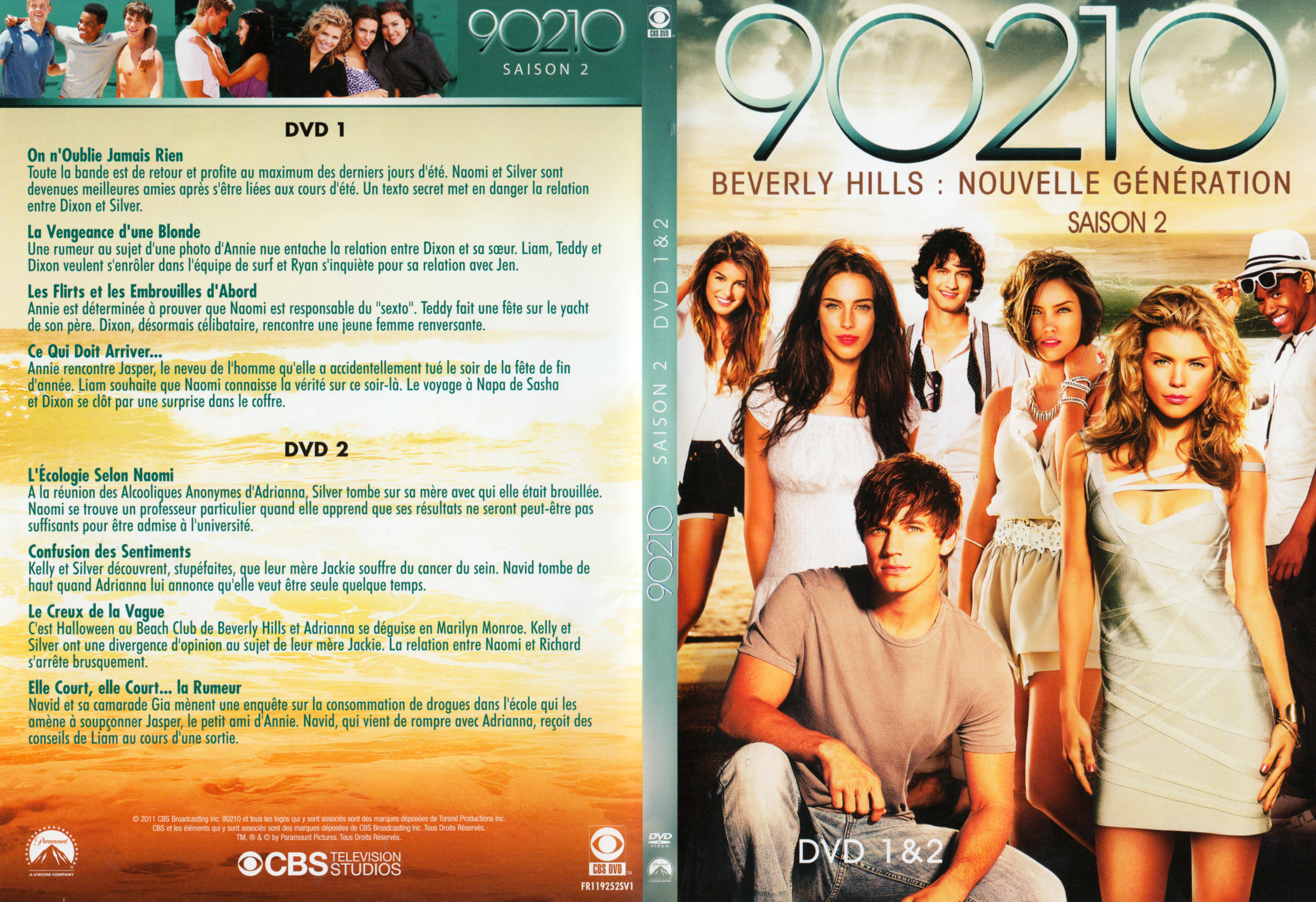 Jaquette DVD 90210 Saison 2 DVD 1