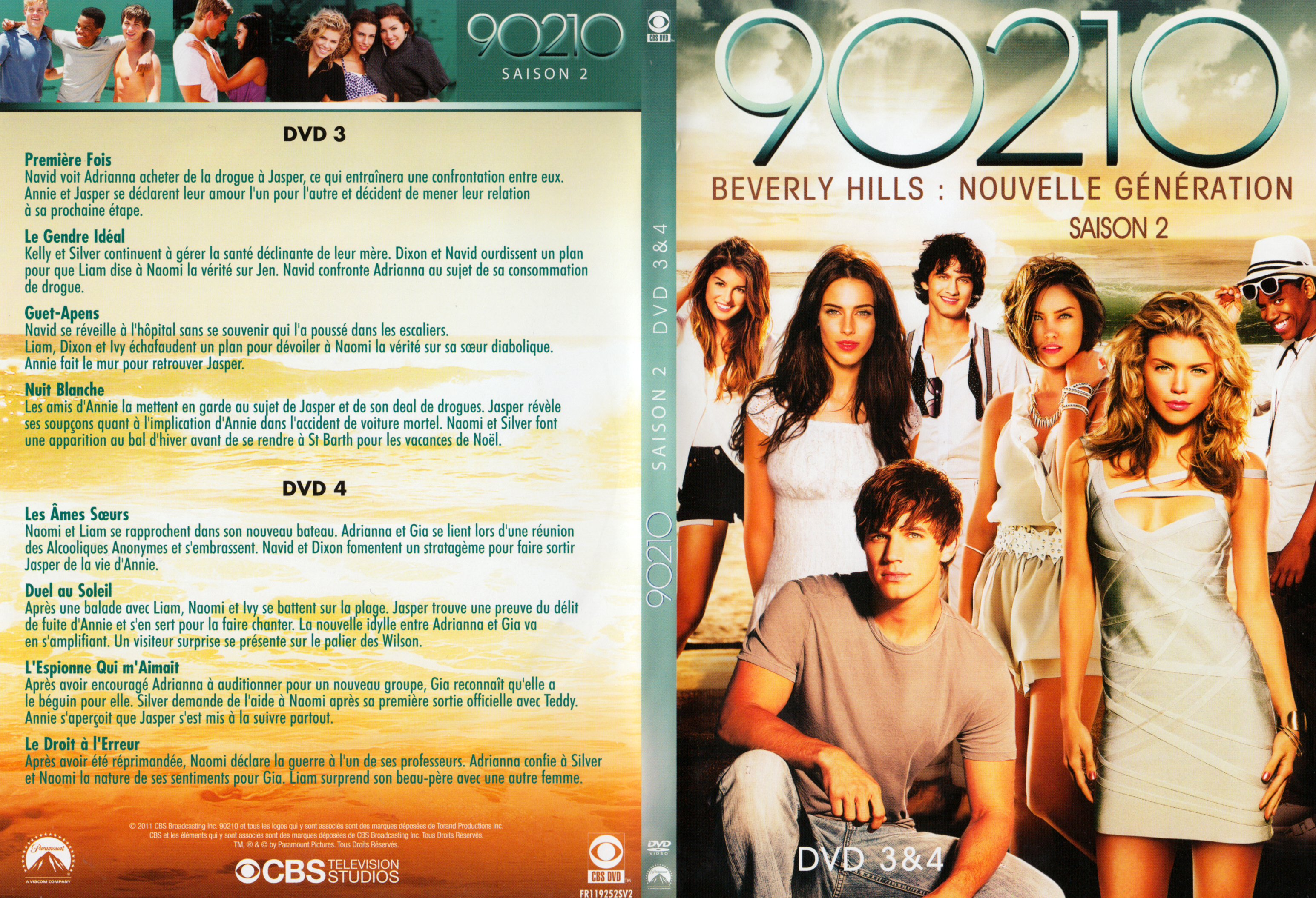 Jaquette DVD 90210 Saison 2 DVD 2
