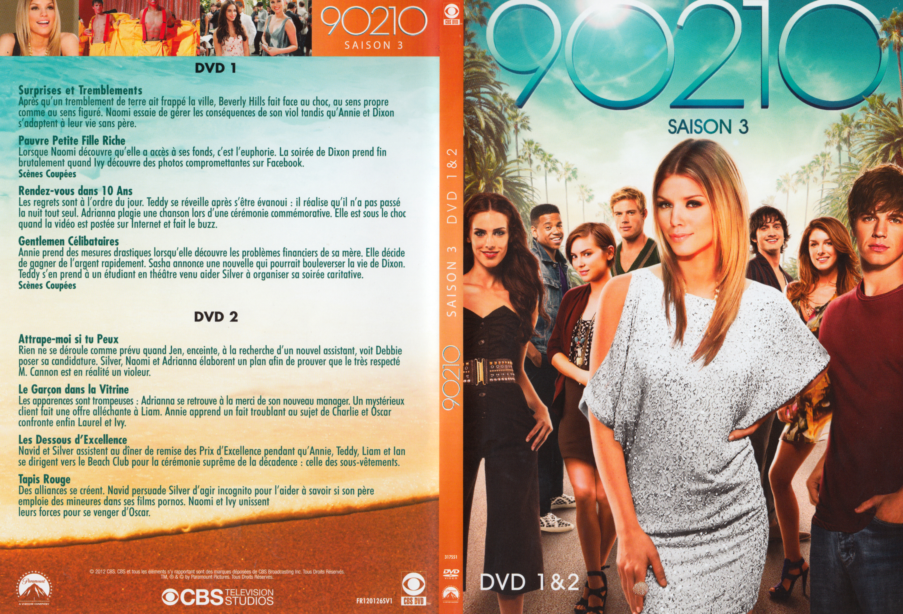 Jaquette DVD 90210 Saison 3 DVD 1