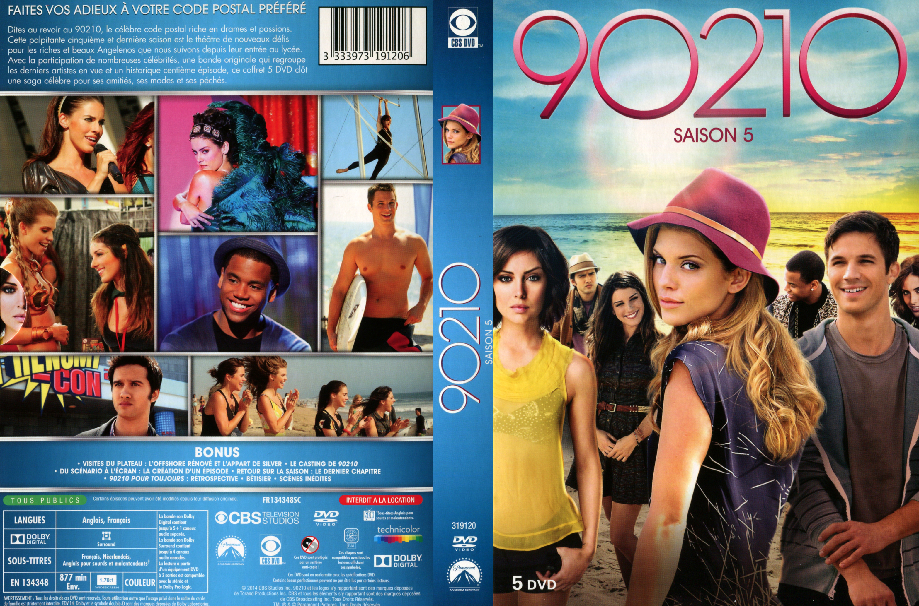 Jaquette DVD 90210 Saison 5 COFFRET