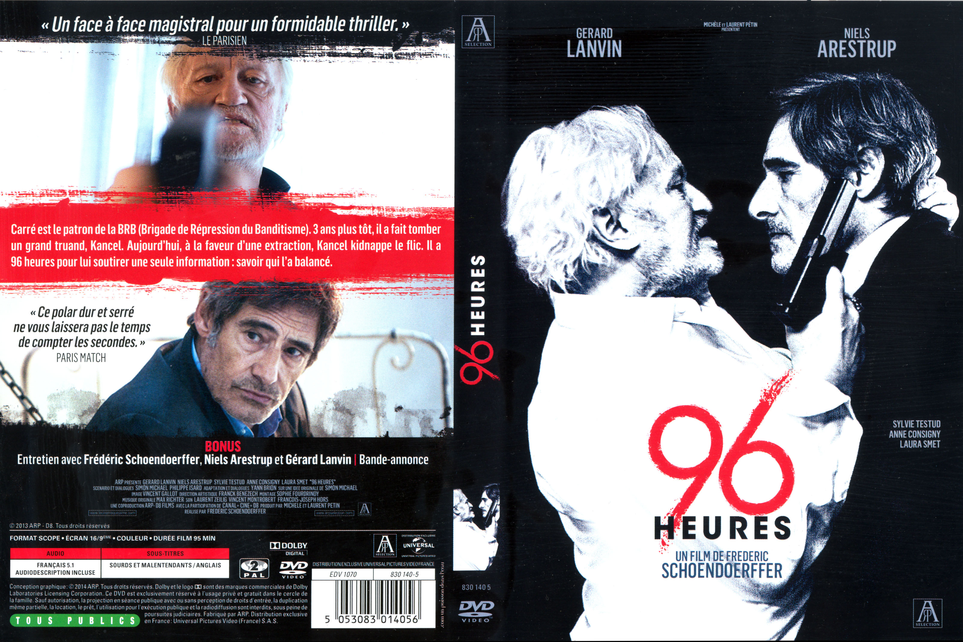 Jaquette DVD 96 Heures