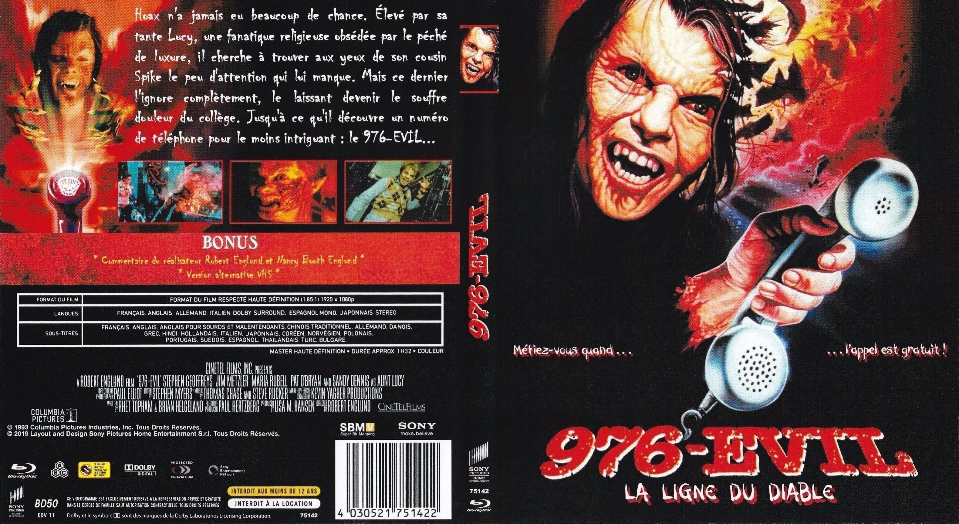 Jaquette DVD 976-EVIL La Ligne du Diable (BLU-RAY)