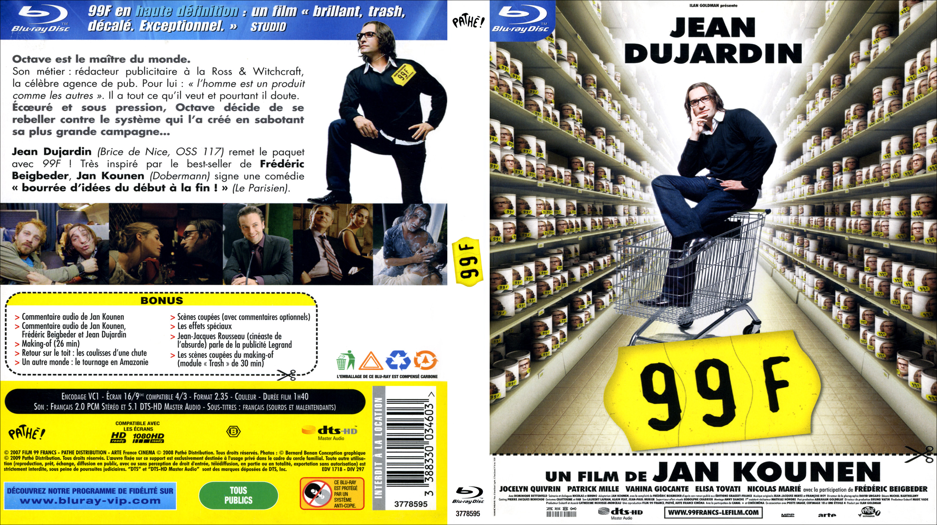 Jaquette DVD 99 F (BLU-RAY) v2