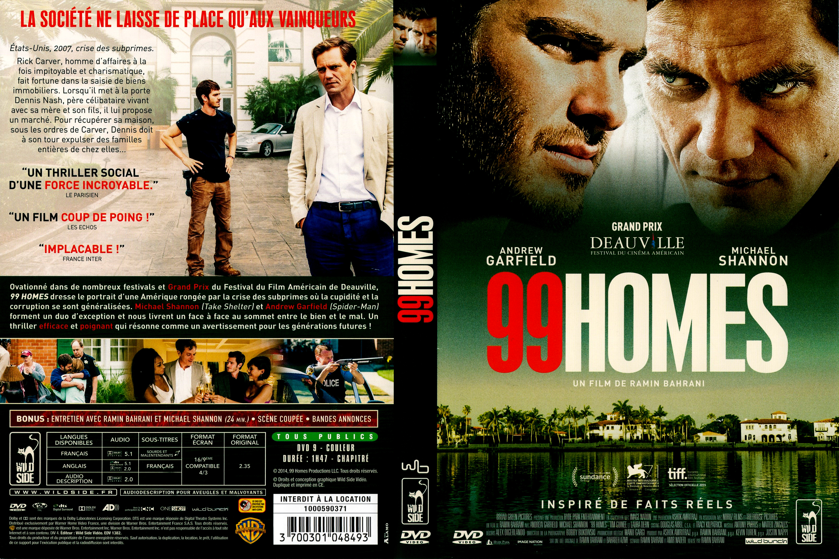 Jaquette DVD 99 Homes
