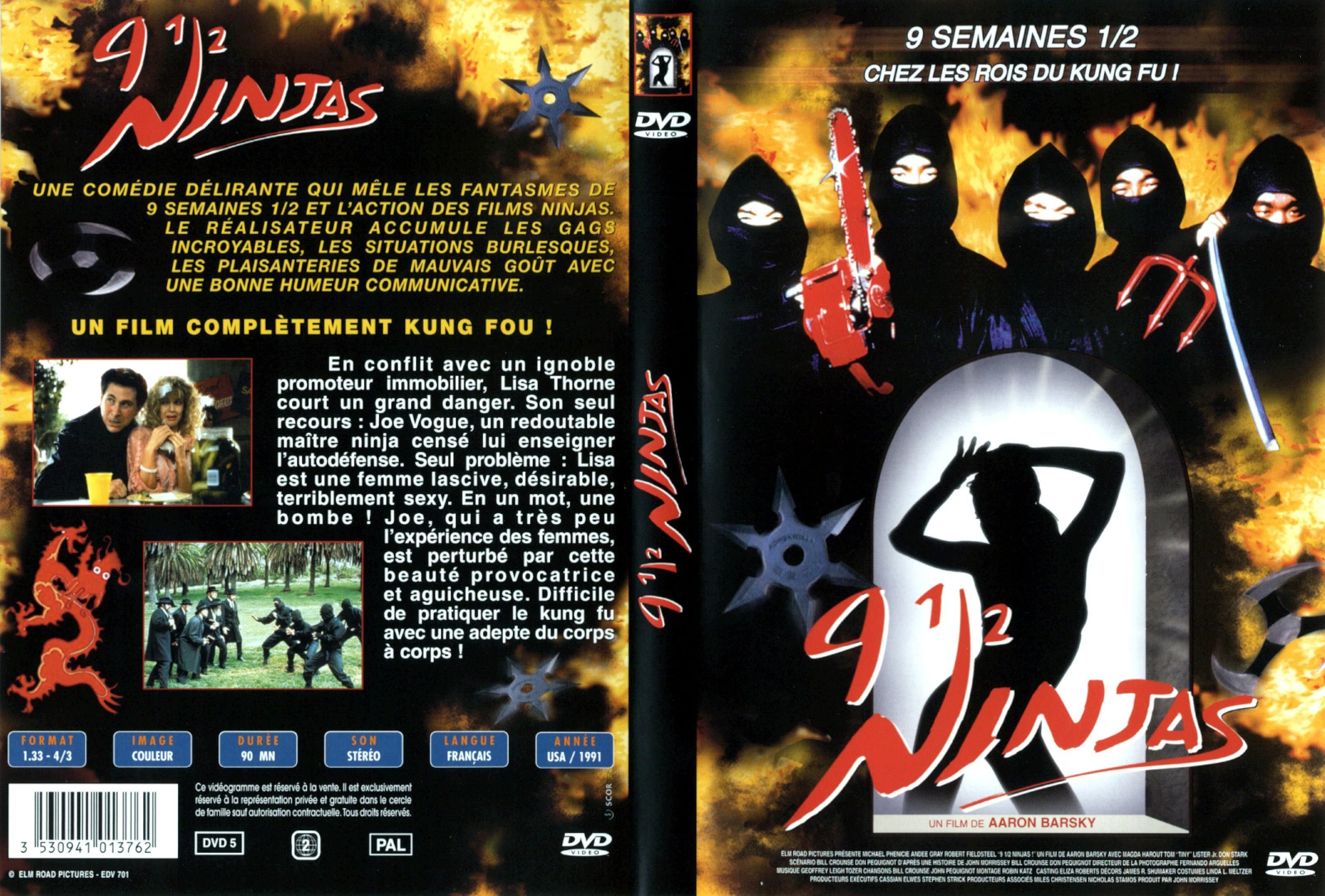 Jaquette DVD 9 ninjas et demi