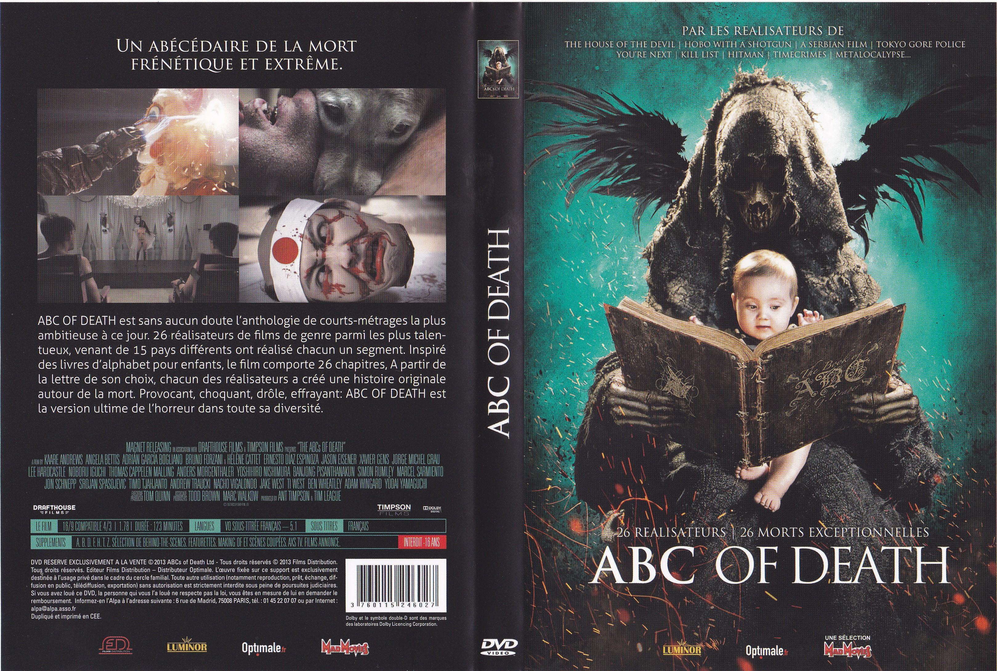 Jaquette DVD ABC Of Death