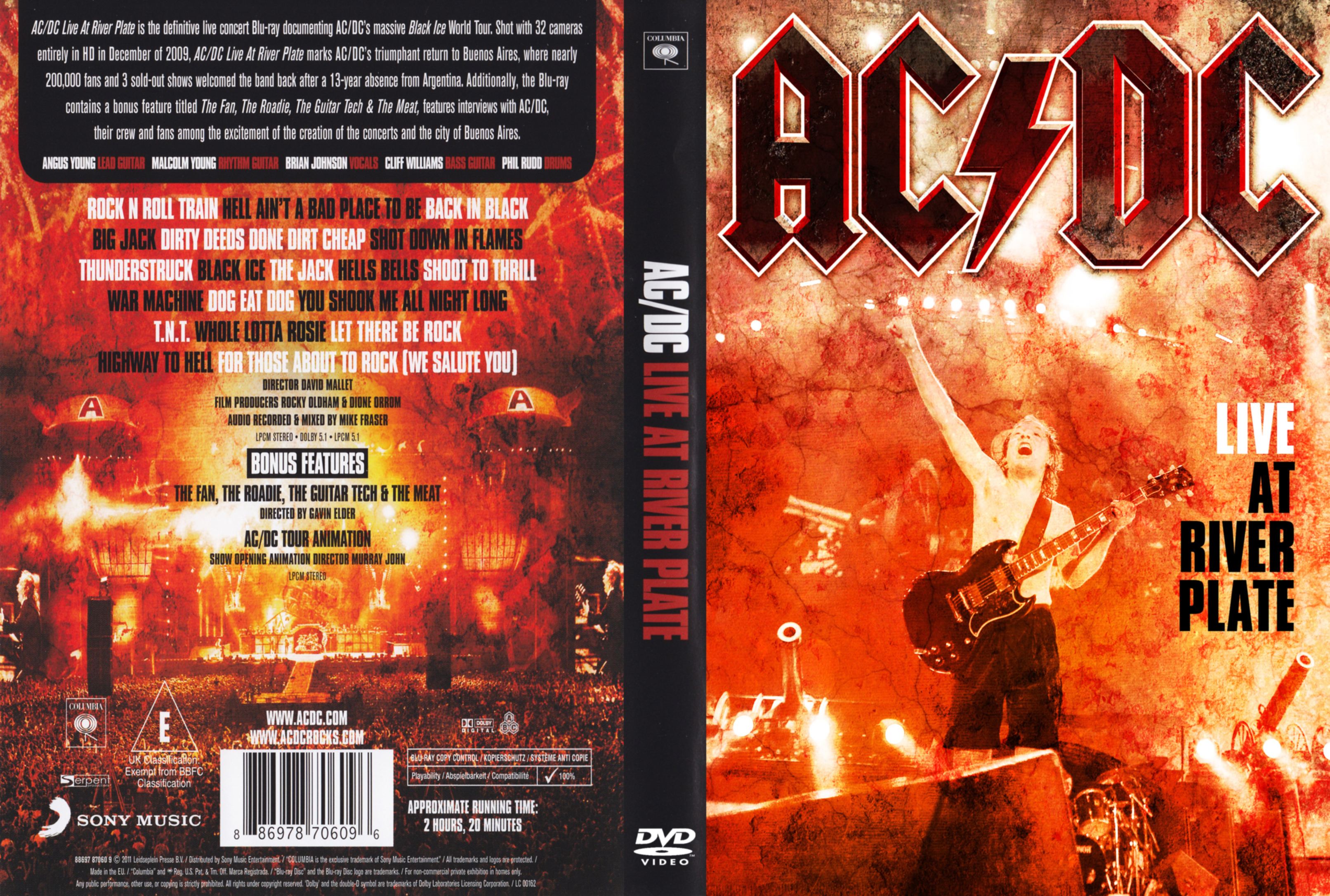 Jaquette DVD ACDC Live at River Plate 2009
