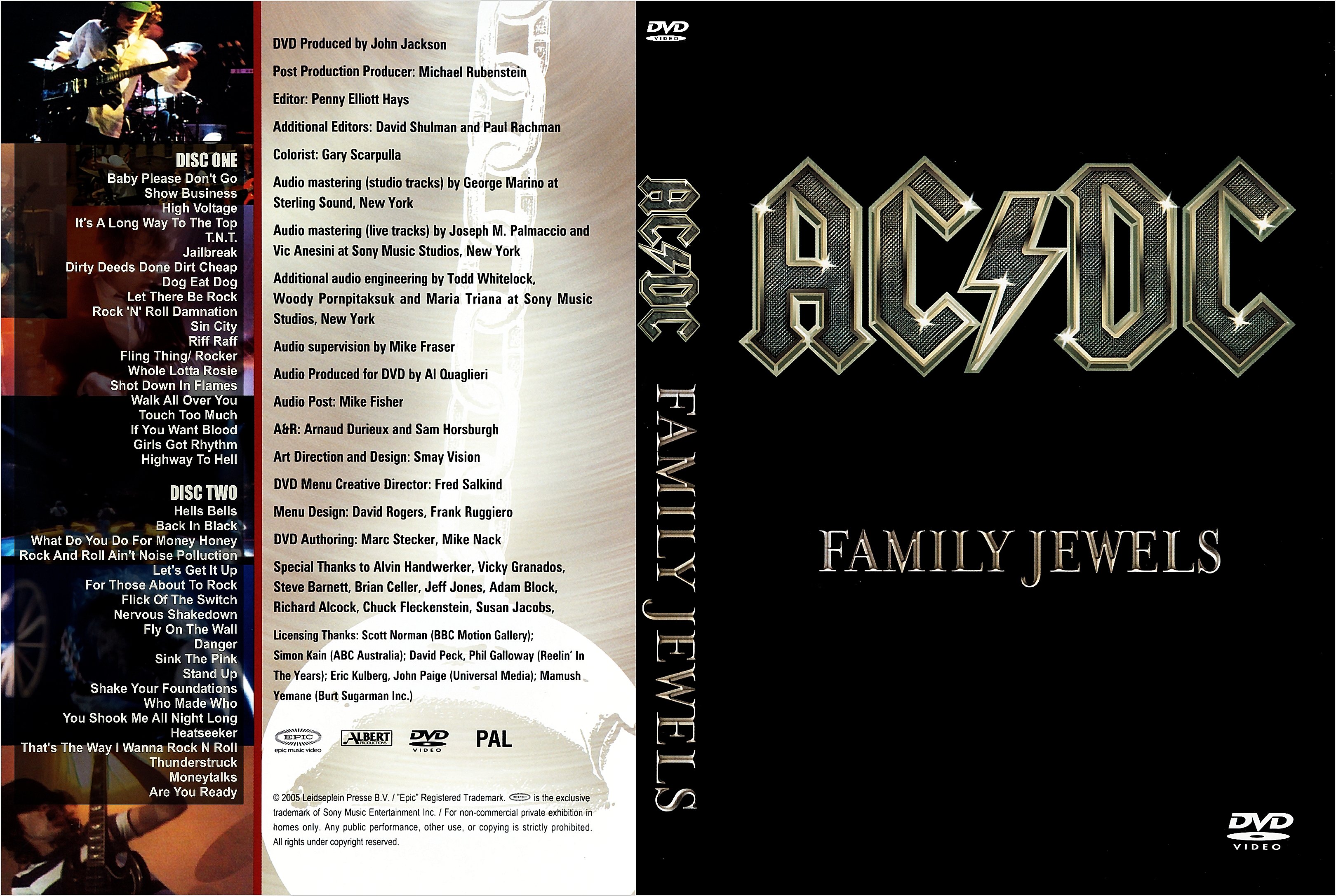 Jaquette DVD ACDC family jewels v2
