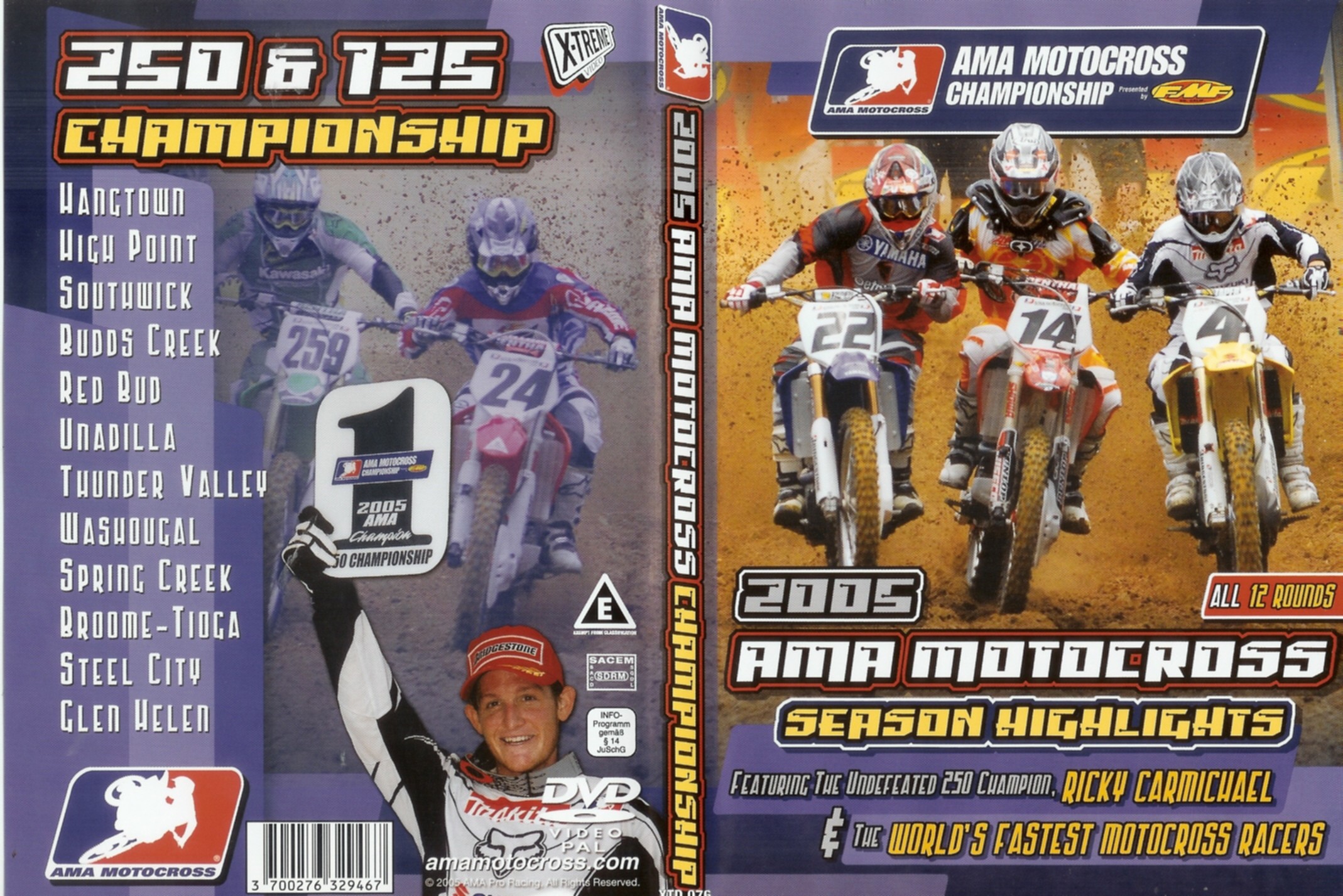 Jaquette DVD AMA motocross 2005