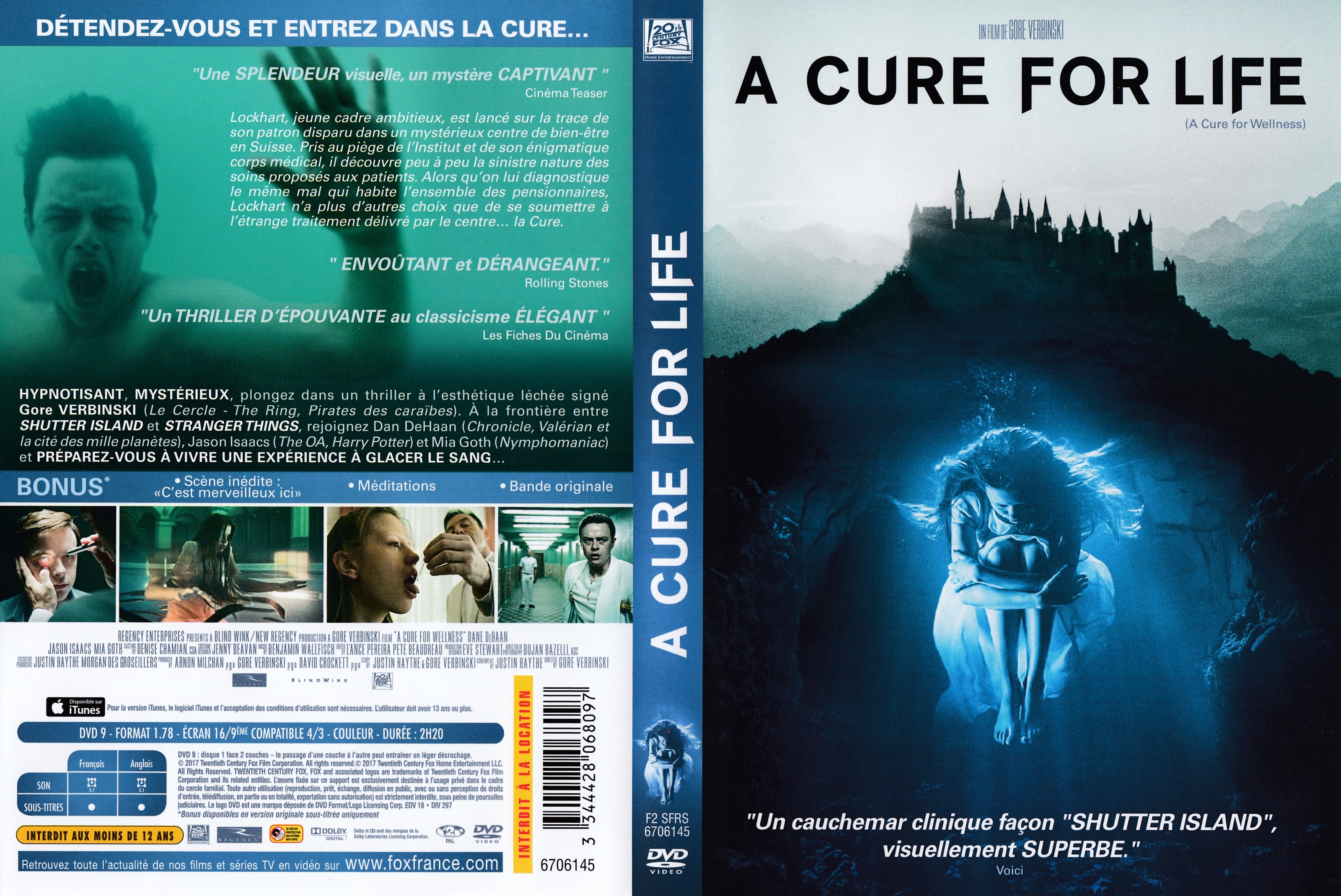 Jaquette DVD A Cure for Life