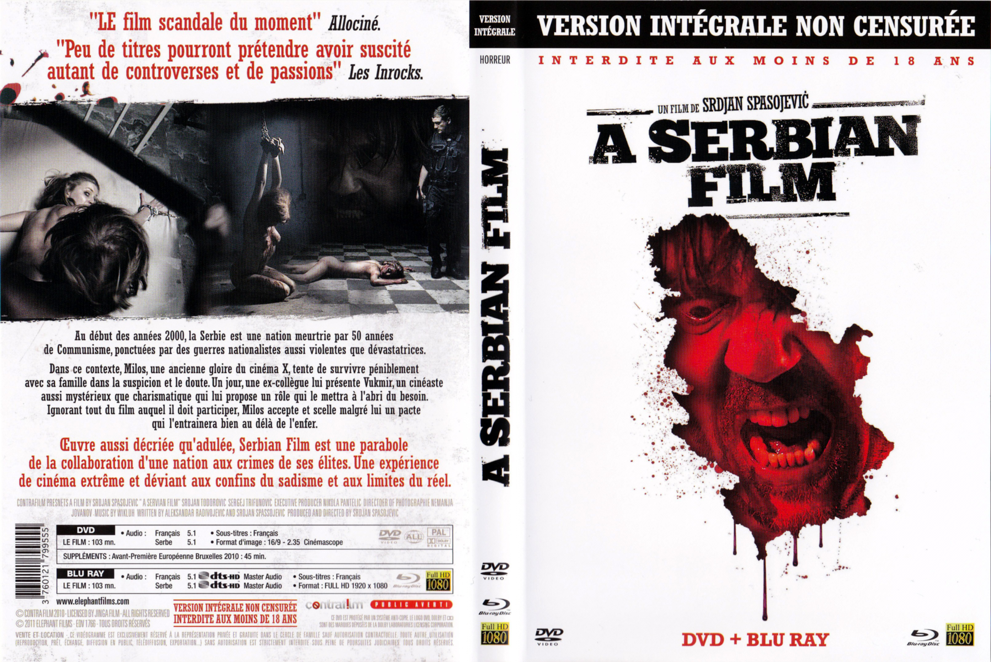 Jaquette DVD A Serbian Film