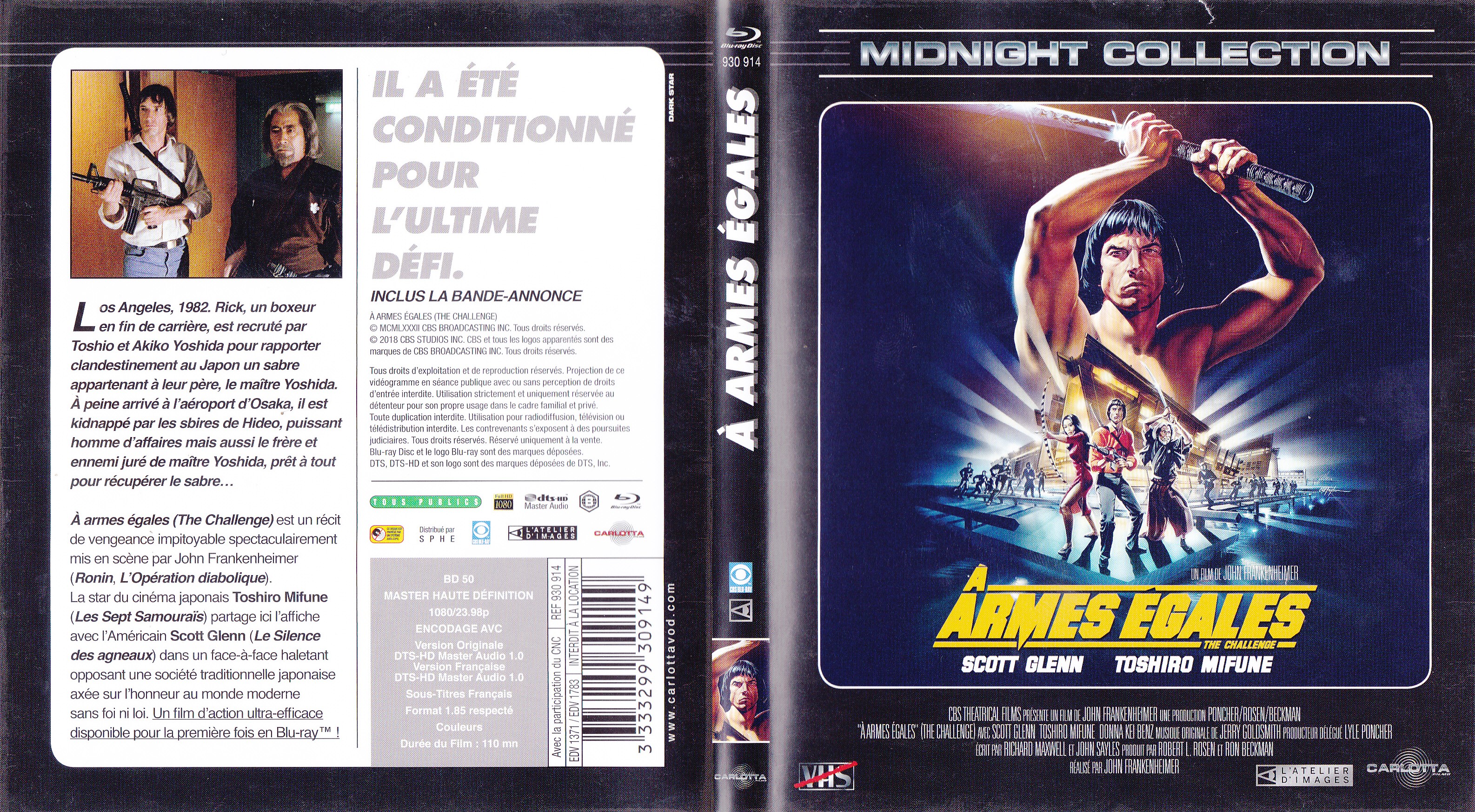 Jaquette DVD A armes gales (1982) (BLU-RAY)