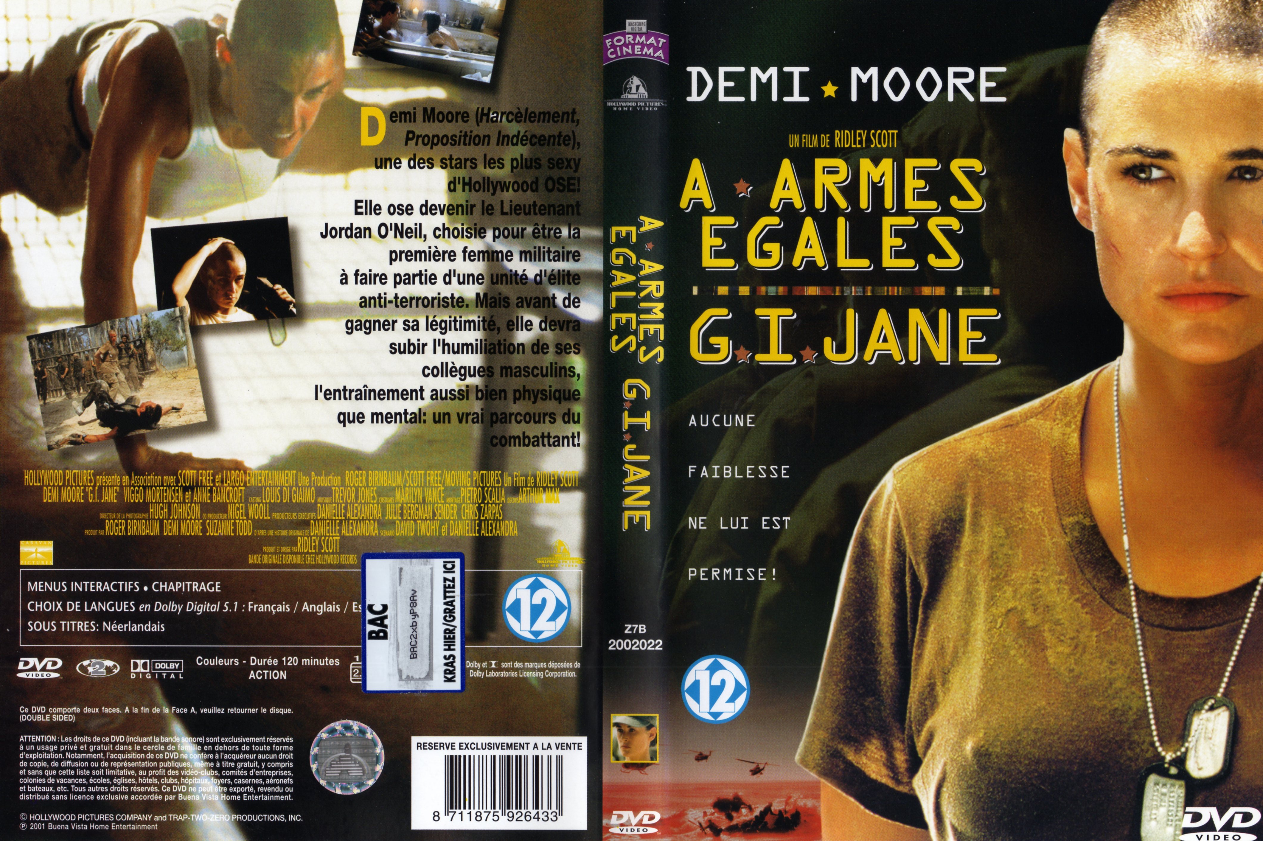 Jaquette DVD A armes gales v2