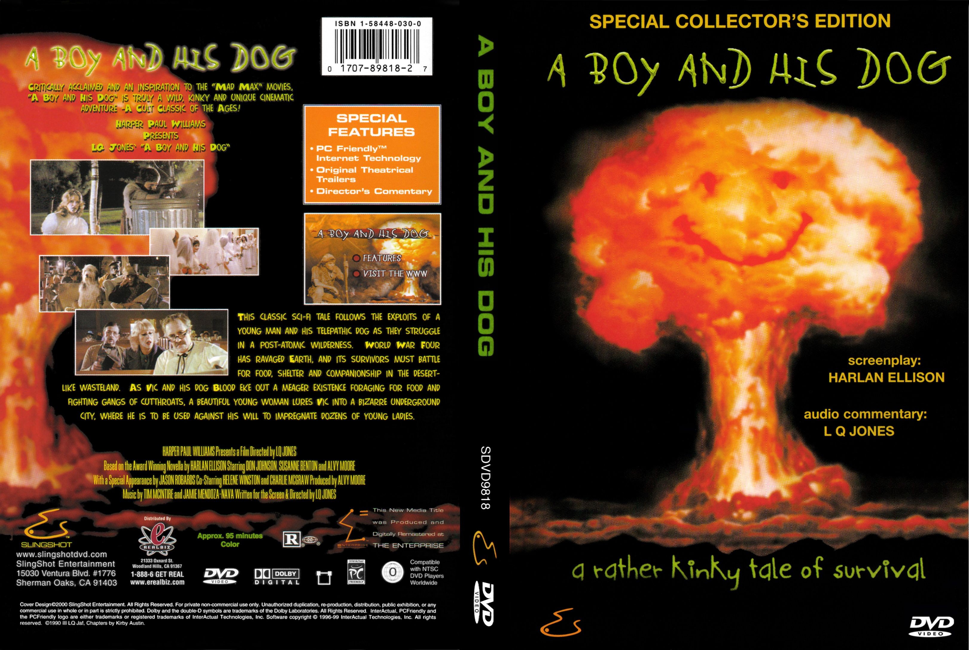 Jaquette DVD A boy and his dog Zone 1