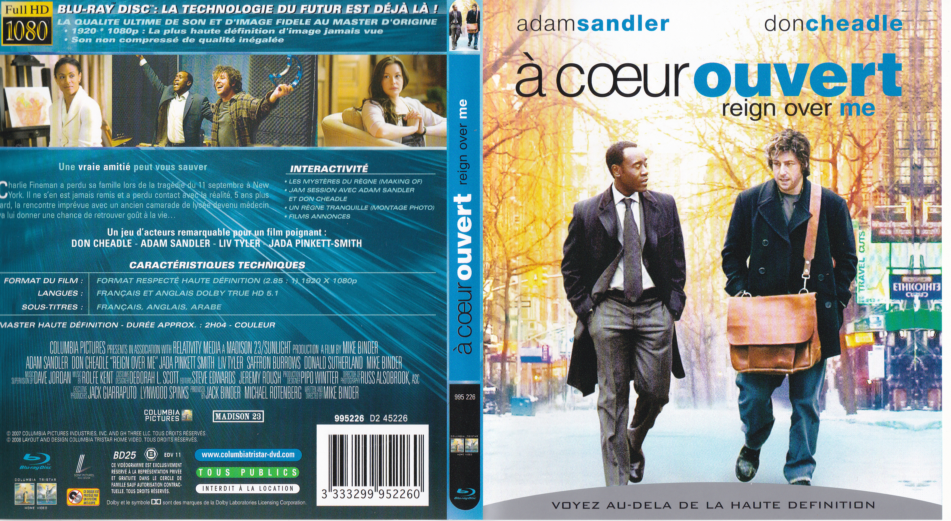 Jaquette DVD A coeur ouvert (2012) (BLU-RAY)
