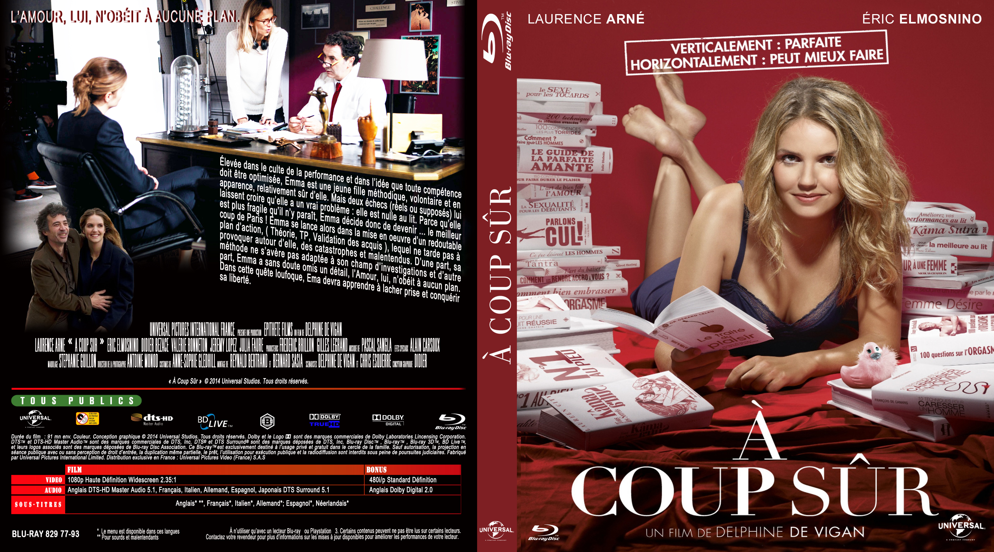 Jaquette DVD A coup sur custom (BLU-RAY)