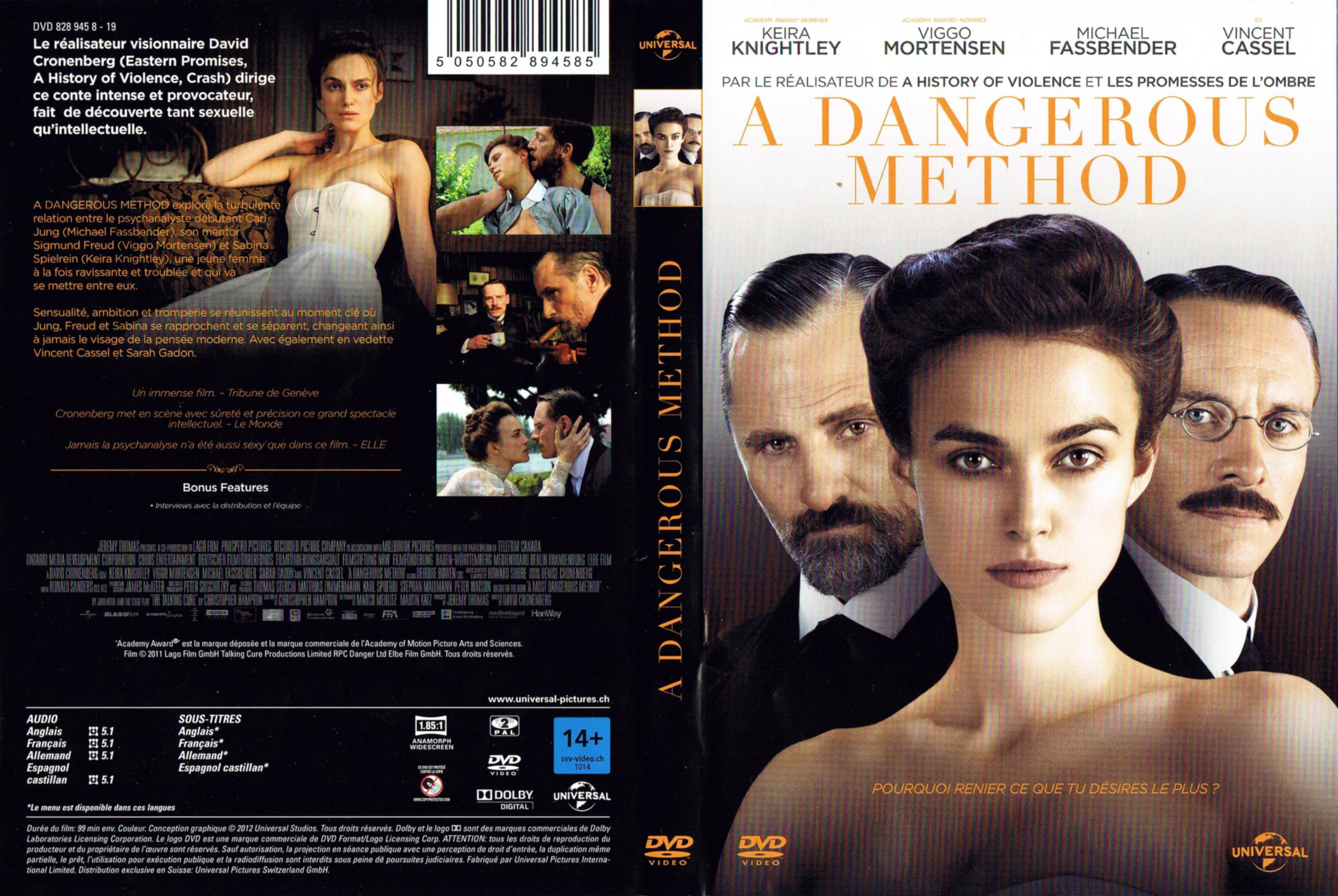 Jaquette DVD A dangerous method v2