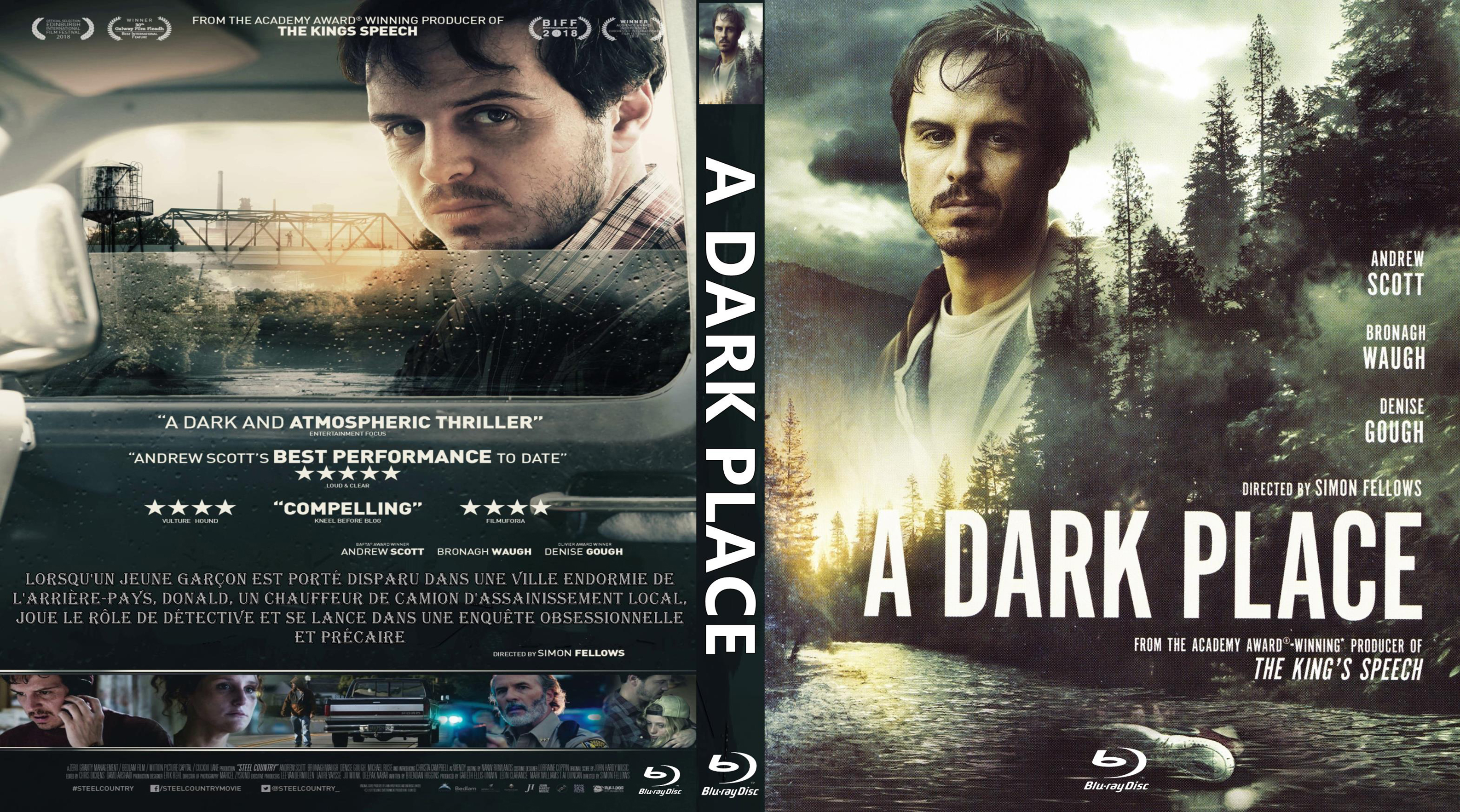 Jaquette DVD A dark place custom (BLU-RAY)