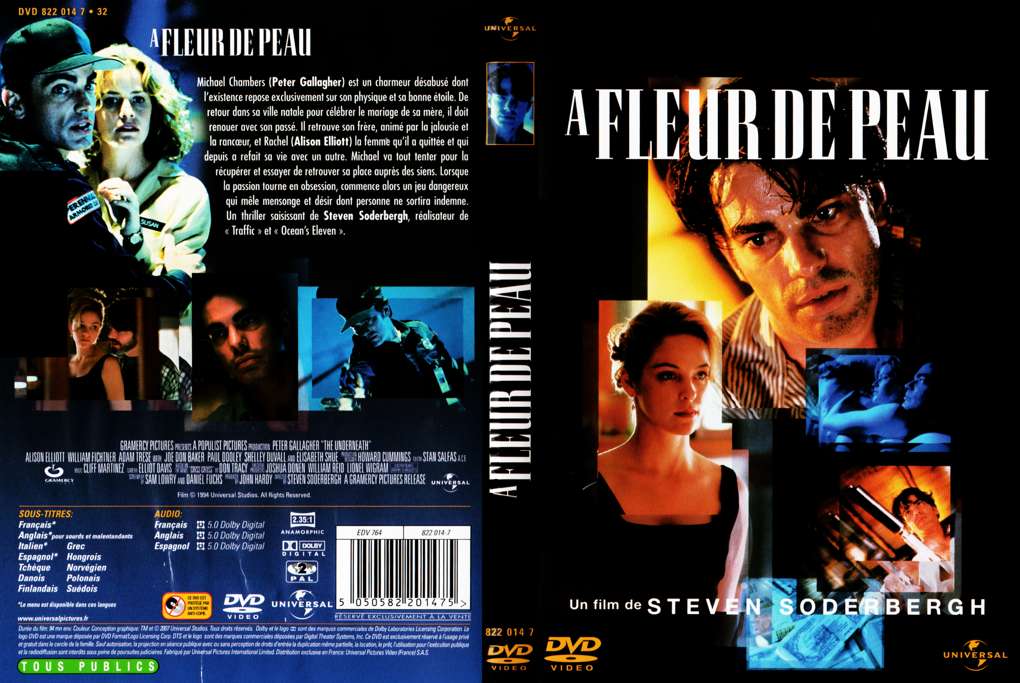 Jaquette DVD A fleur de peau (1994)