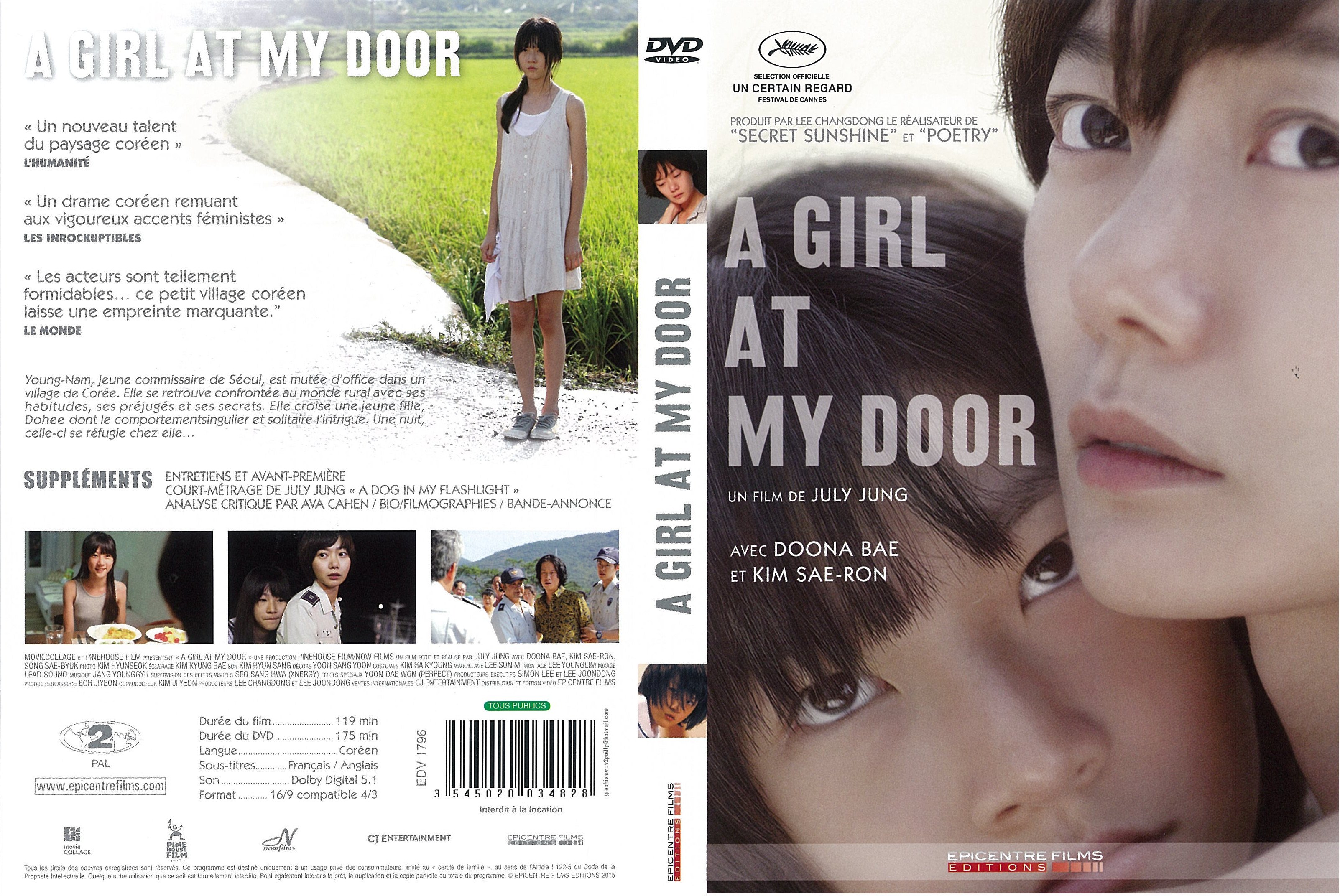 Jaquette DVD A girl at my door