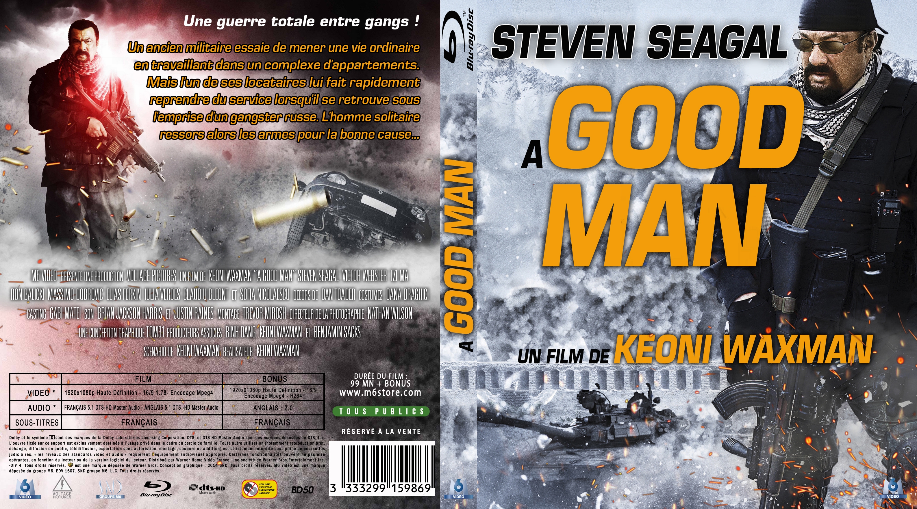 Jaquette DVD A good man custom (BLU-RAY)