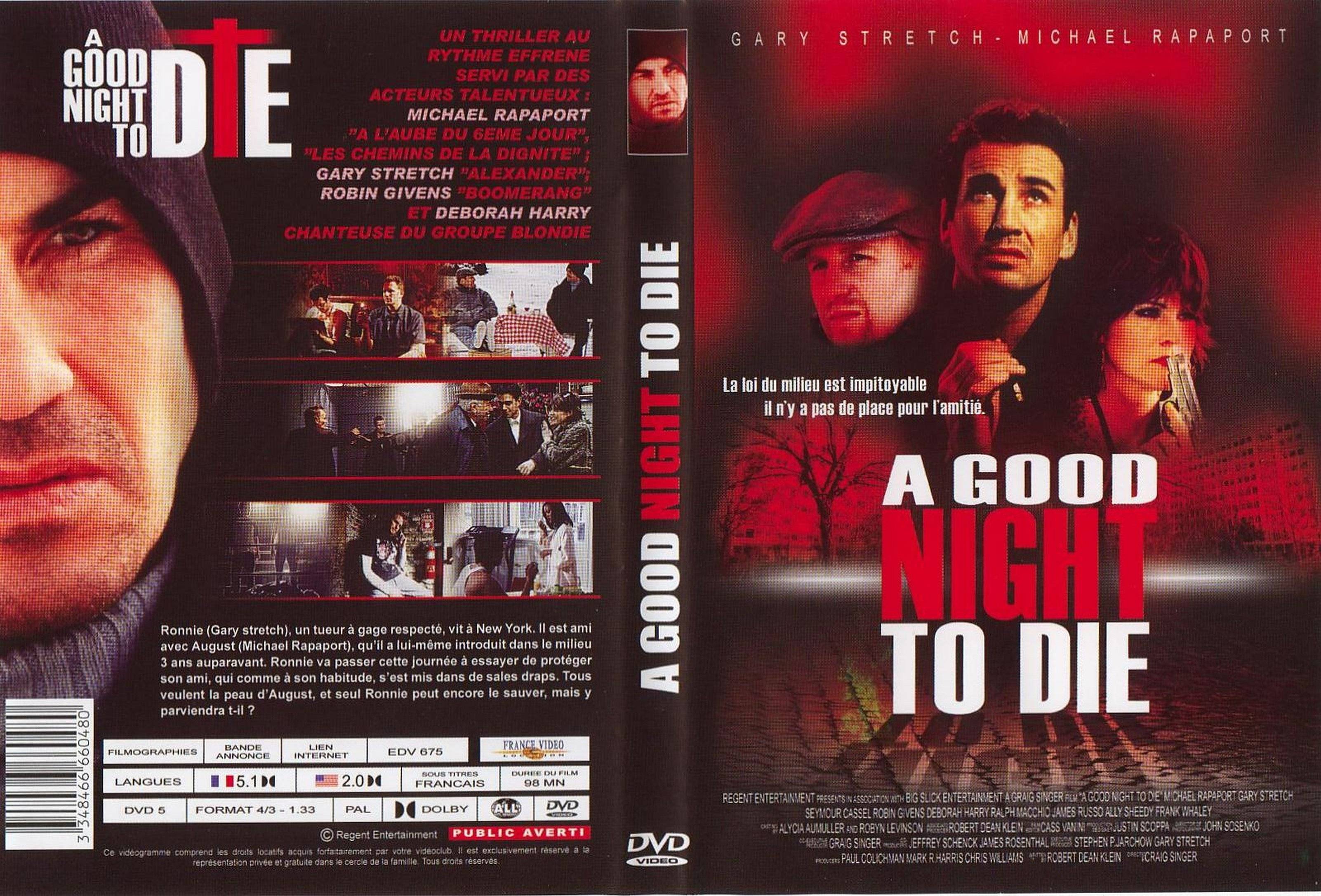Jaquette DVD A good night to die