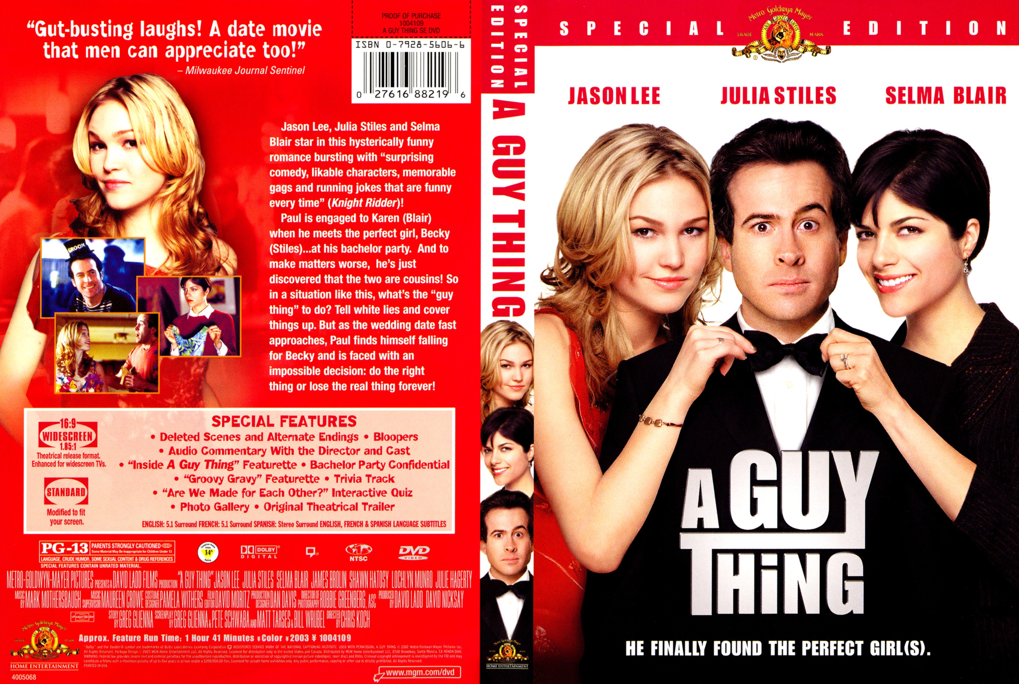 Jaquette DVD A guy thing Zone 1