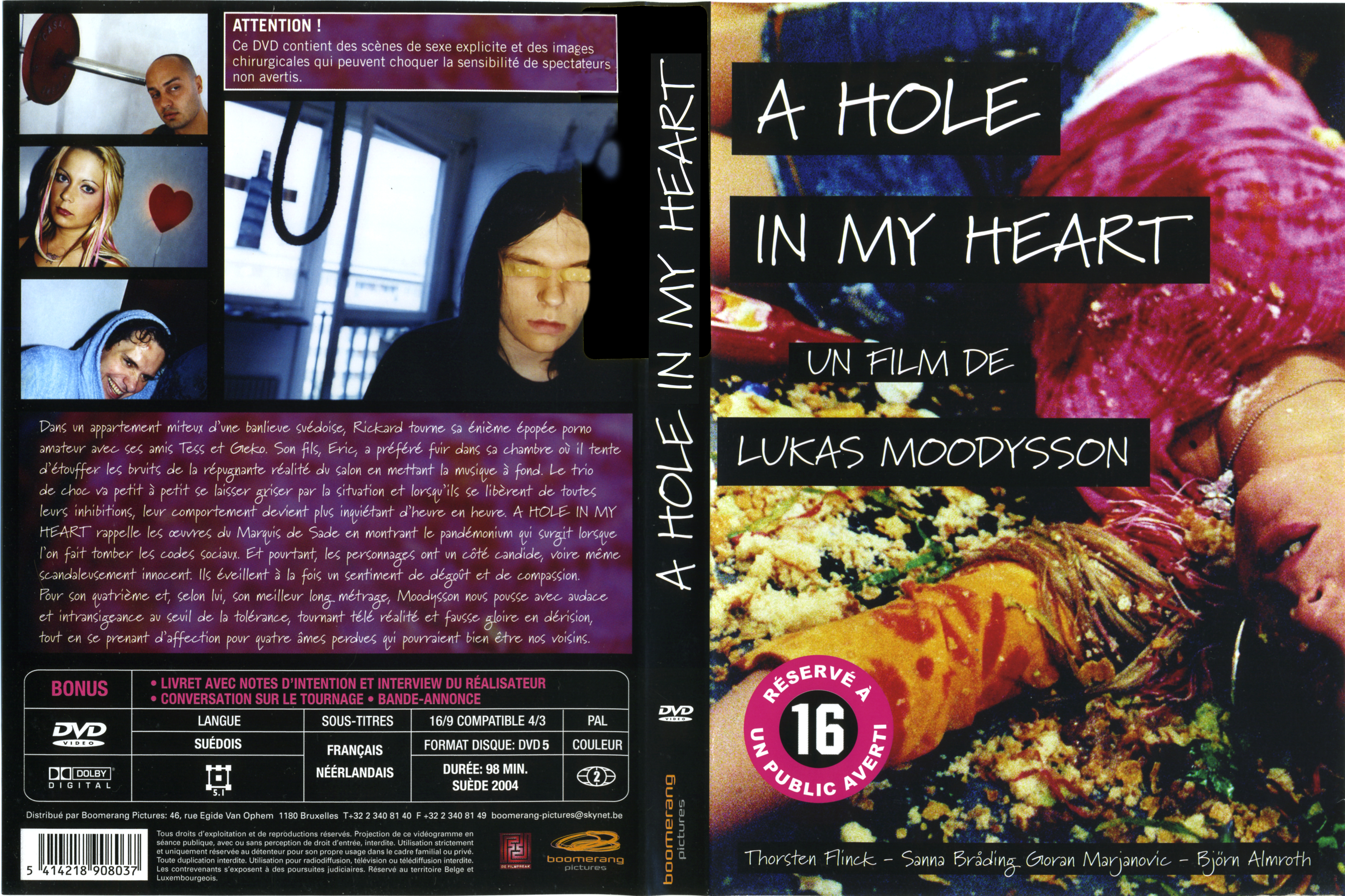 Jaquette DVD A hole in my heart