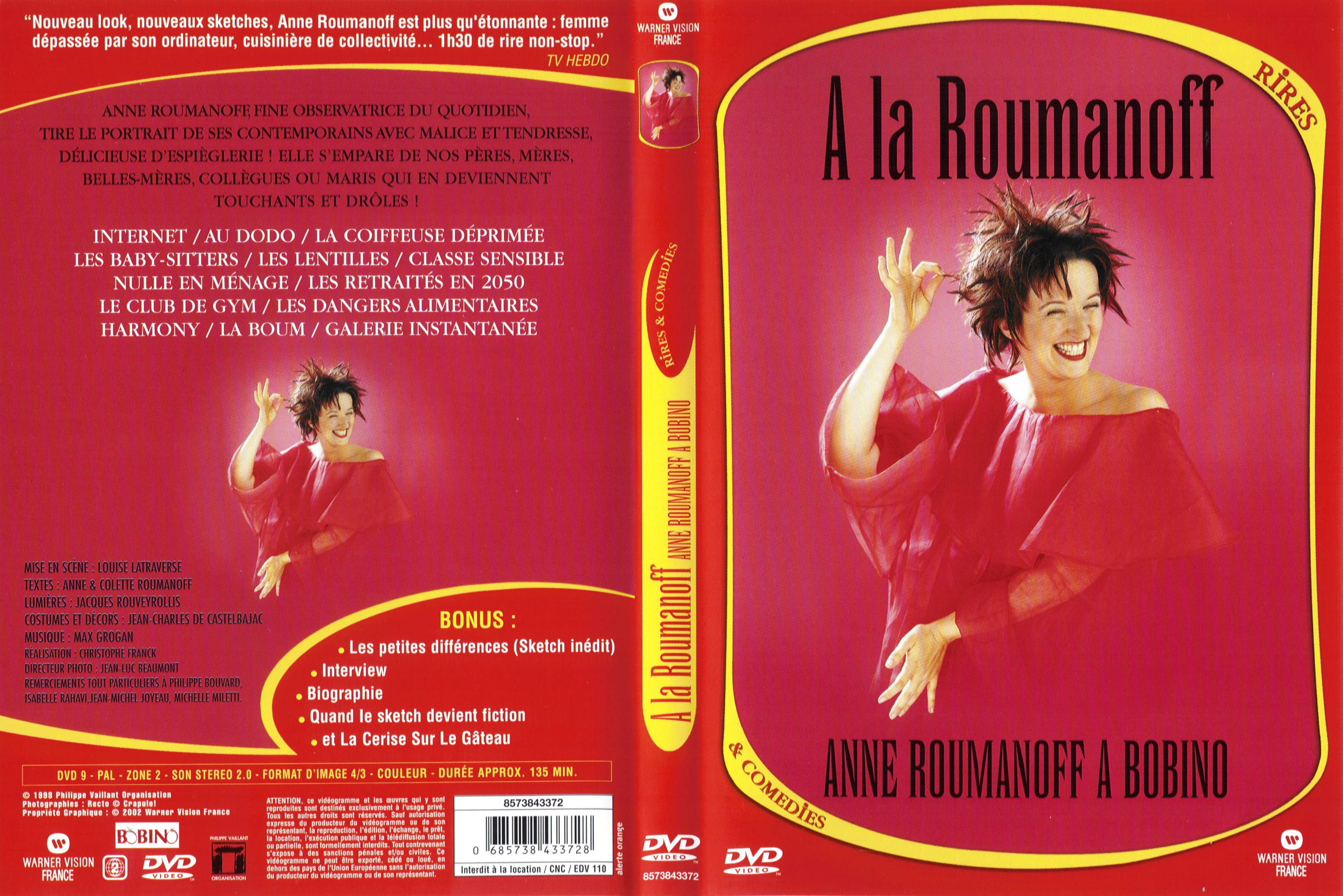 Jaquette DVD A la Roumanoff v2