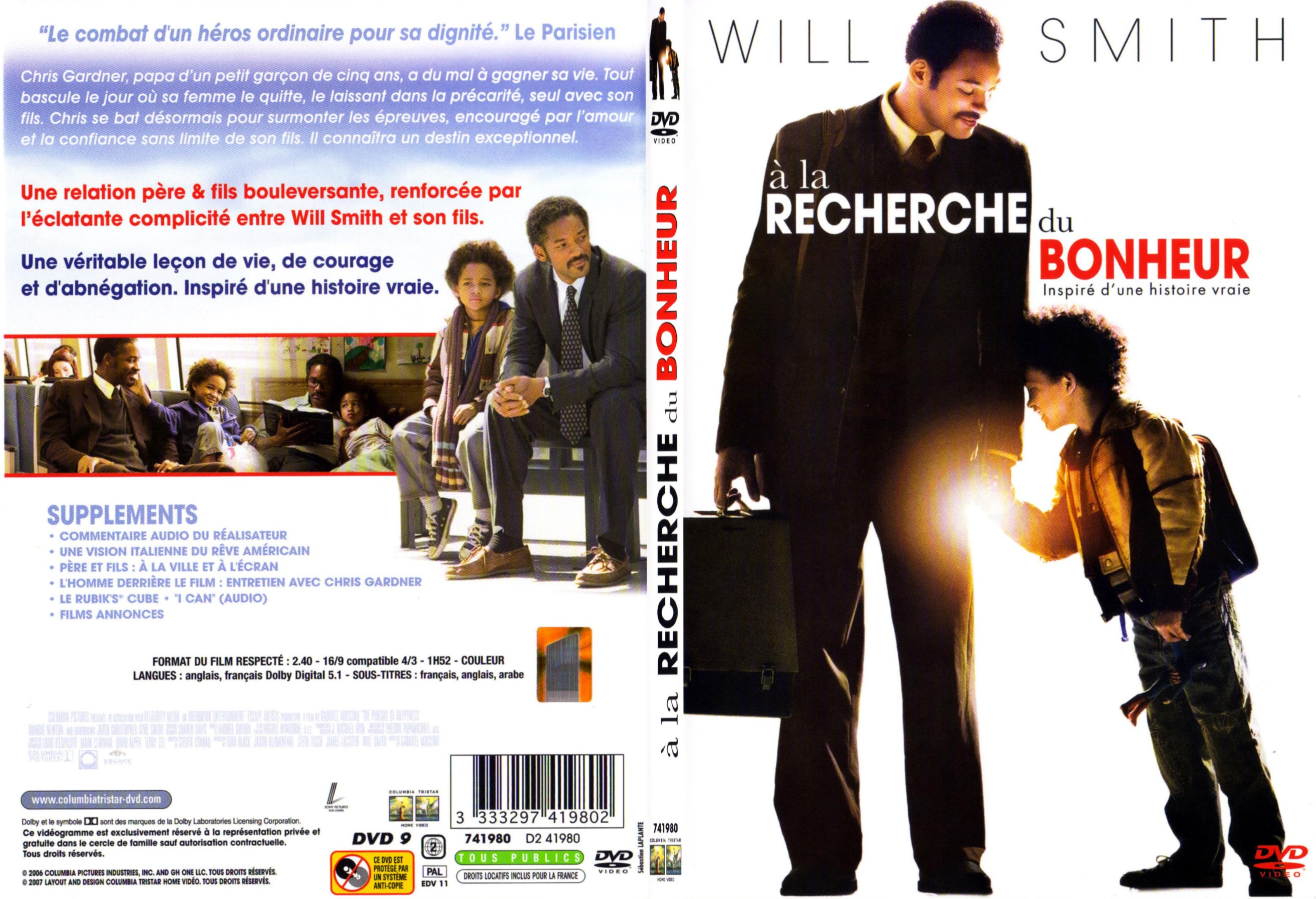 Jaquette DVD A la recherche du bonheur - SLIM v2