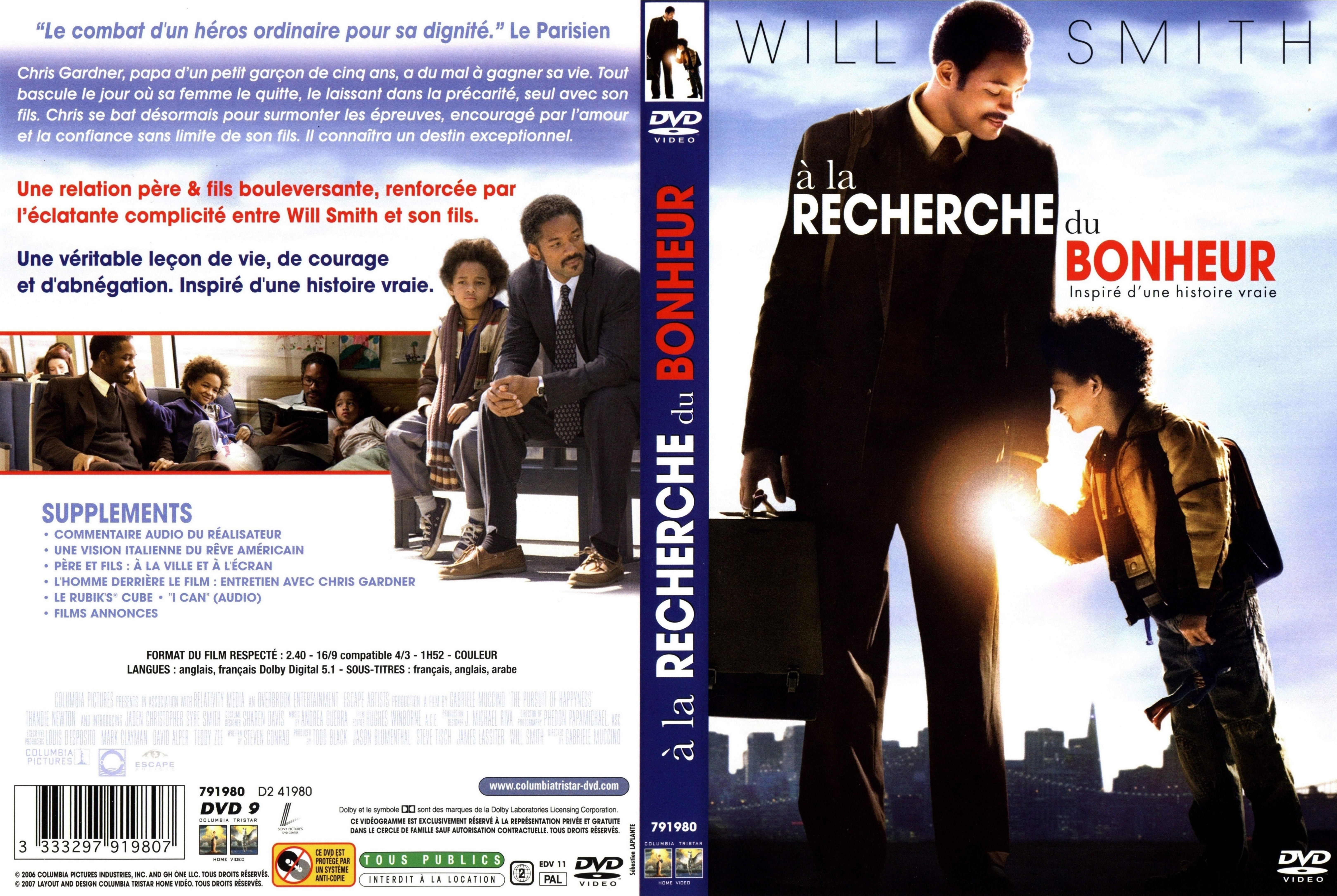 Jaquette DVD A la recherche du bonheur v3