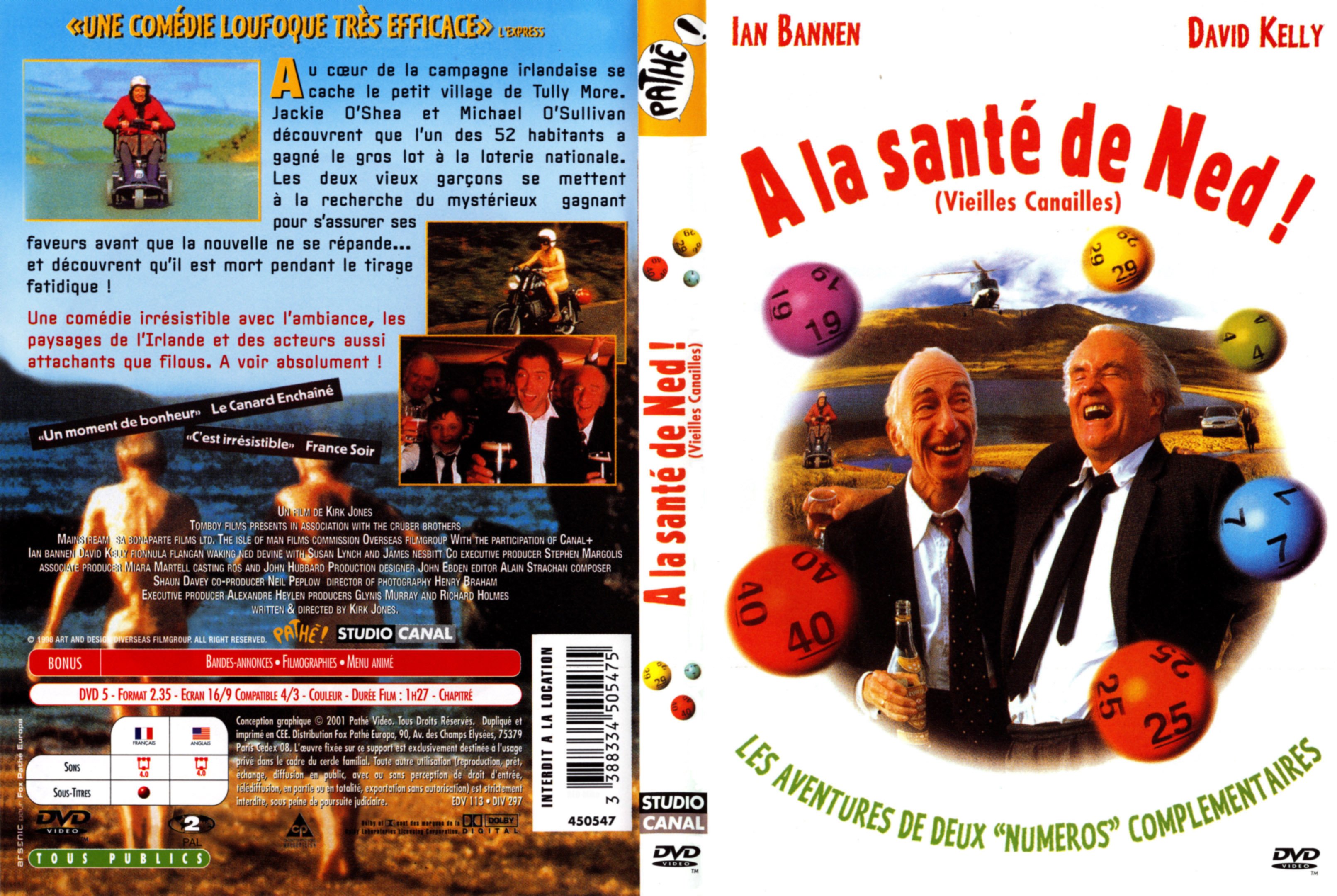 Jaquette DVD A la sant de Ned