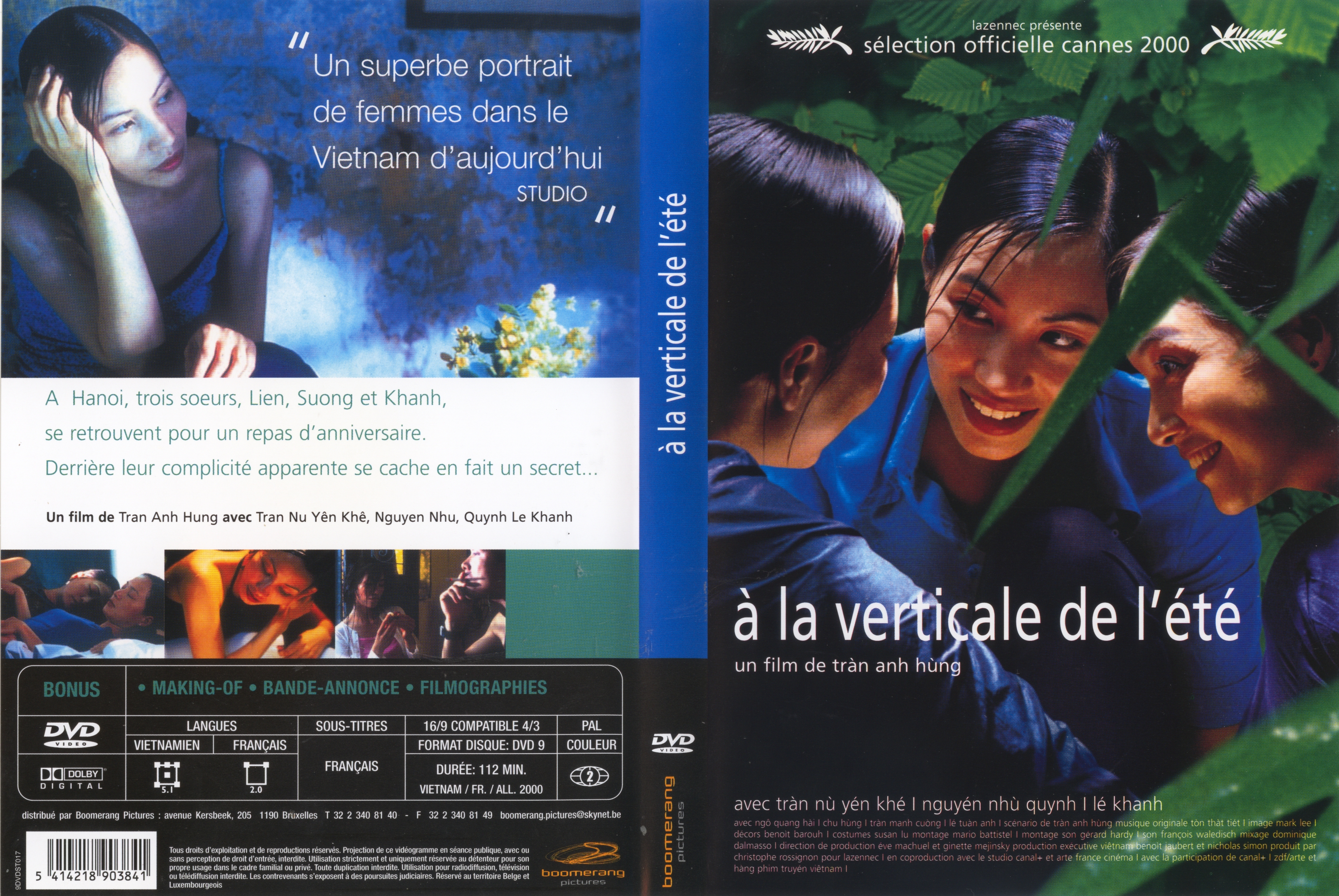 Jaquette DVD A la verticale de l