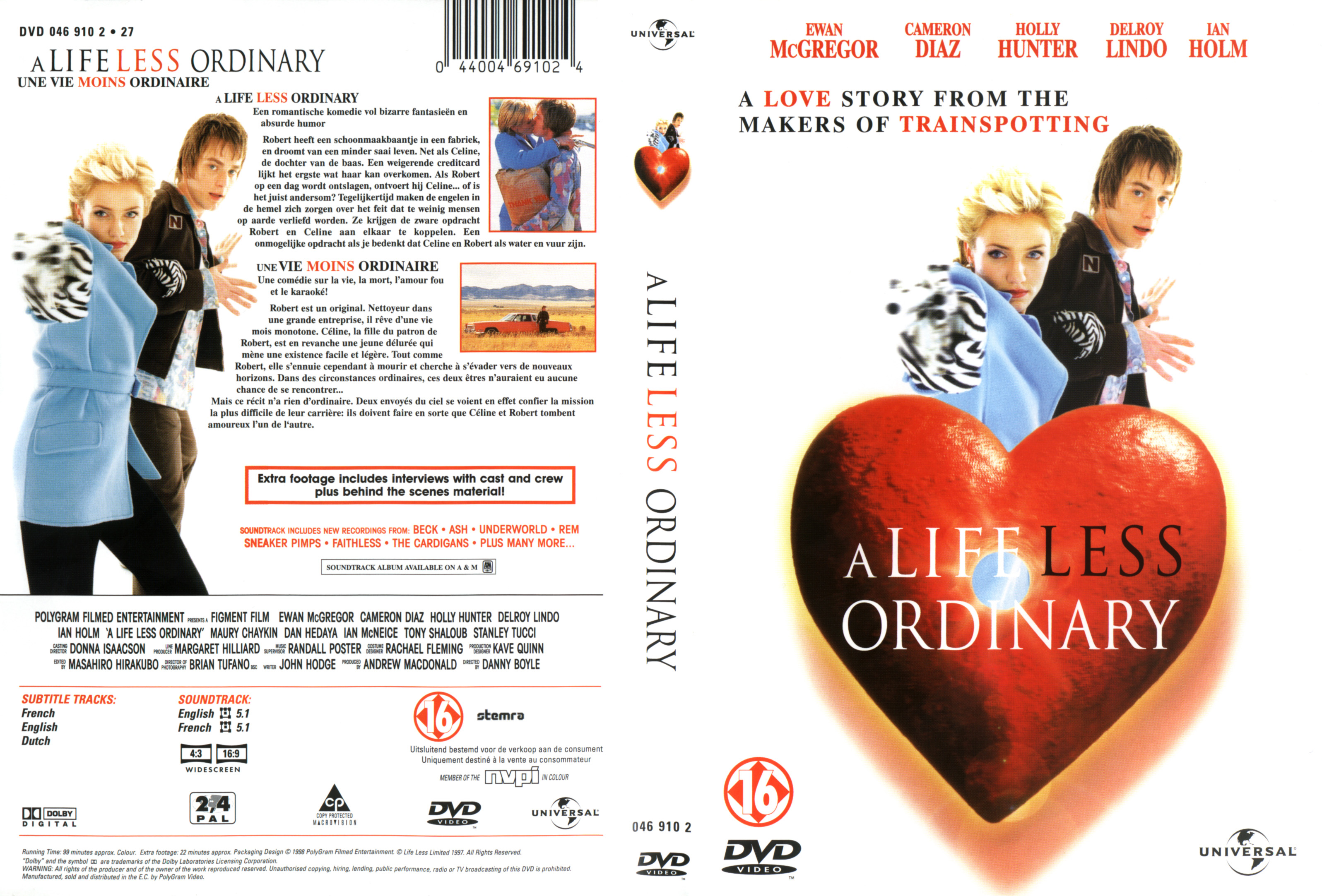 Jaquette DVD A life less ordinary