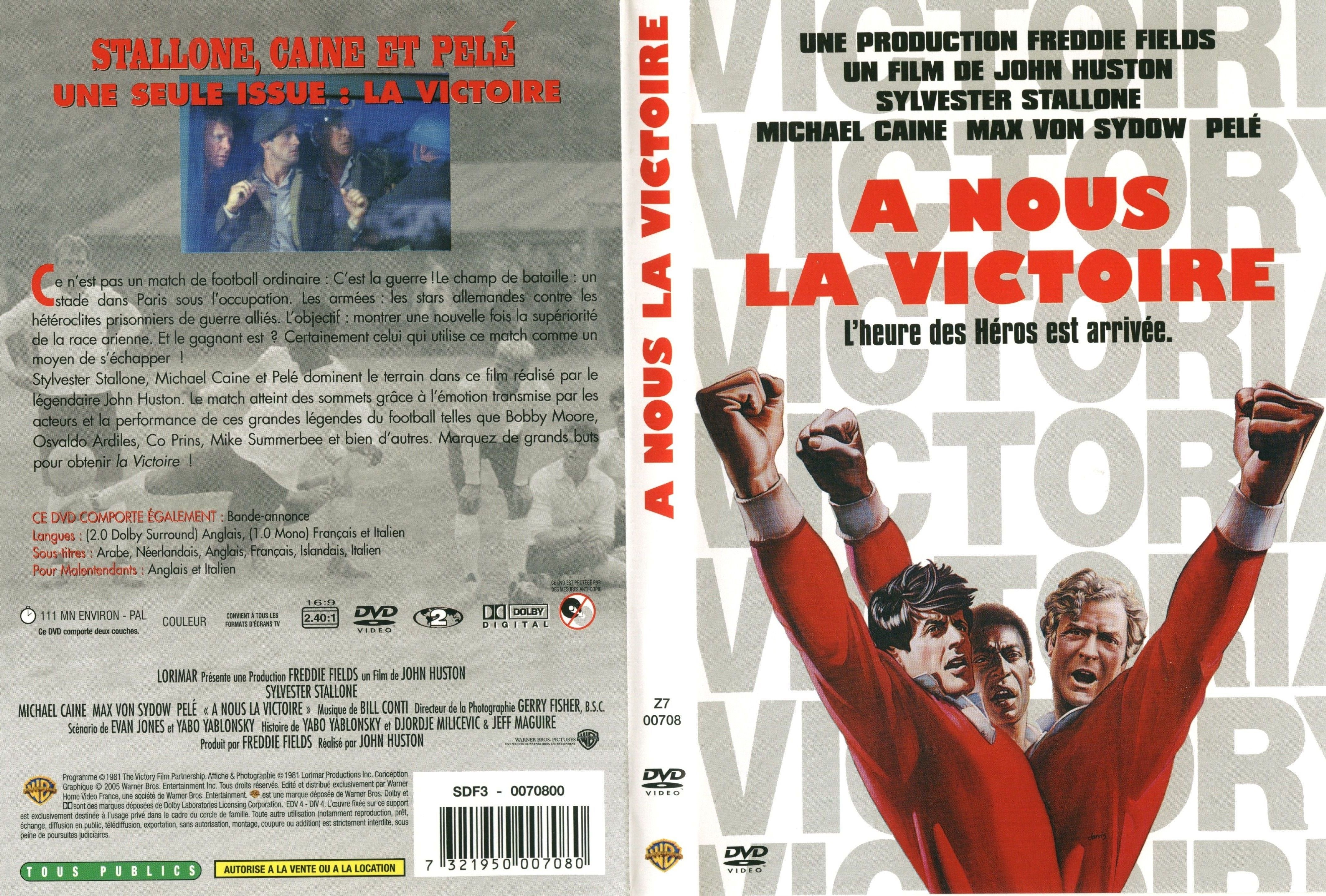 Jaquette DVD A nous la victoire v2
