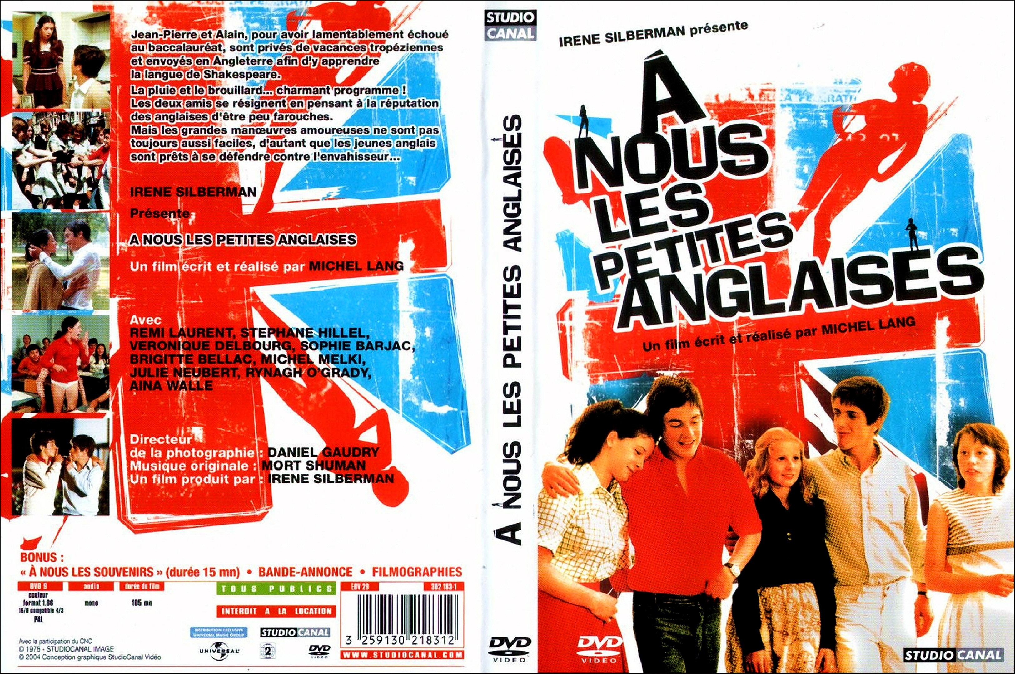 Jaquette DVD A nous les petites anglaises