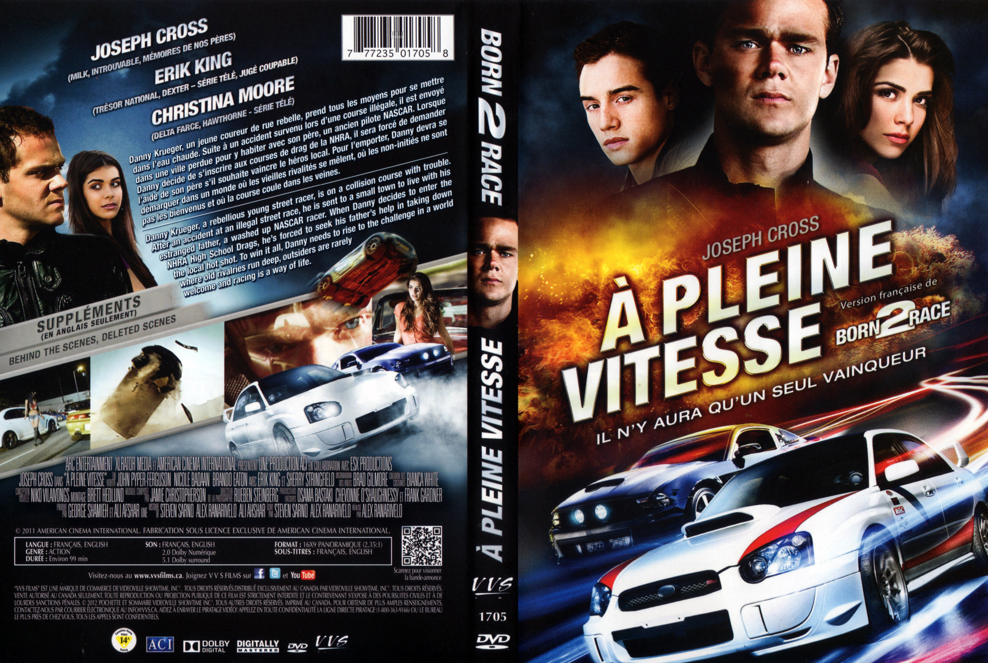 Jaquette DVD A pleine vitesse - Born 2 Race (Canadienne)