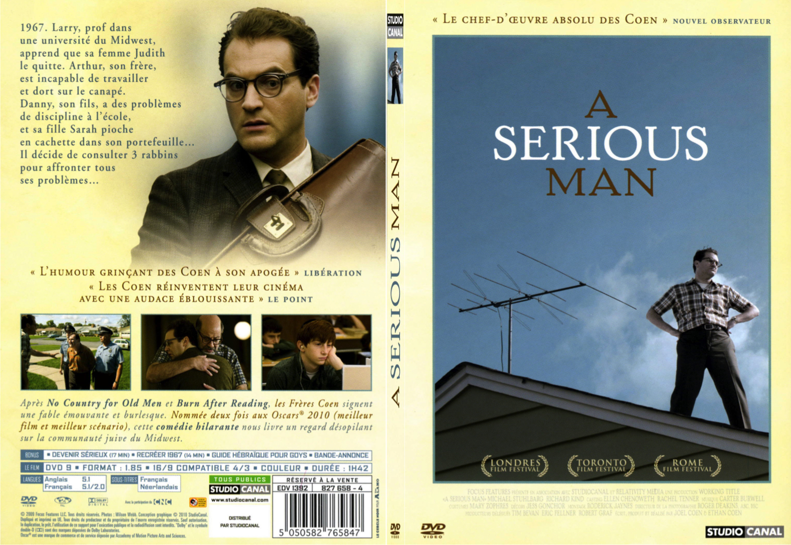 Jaquette DVD A serious Man - SLIM