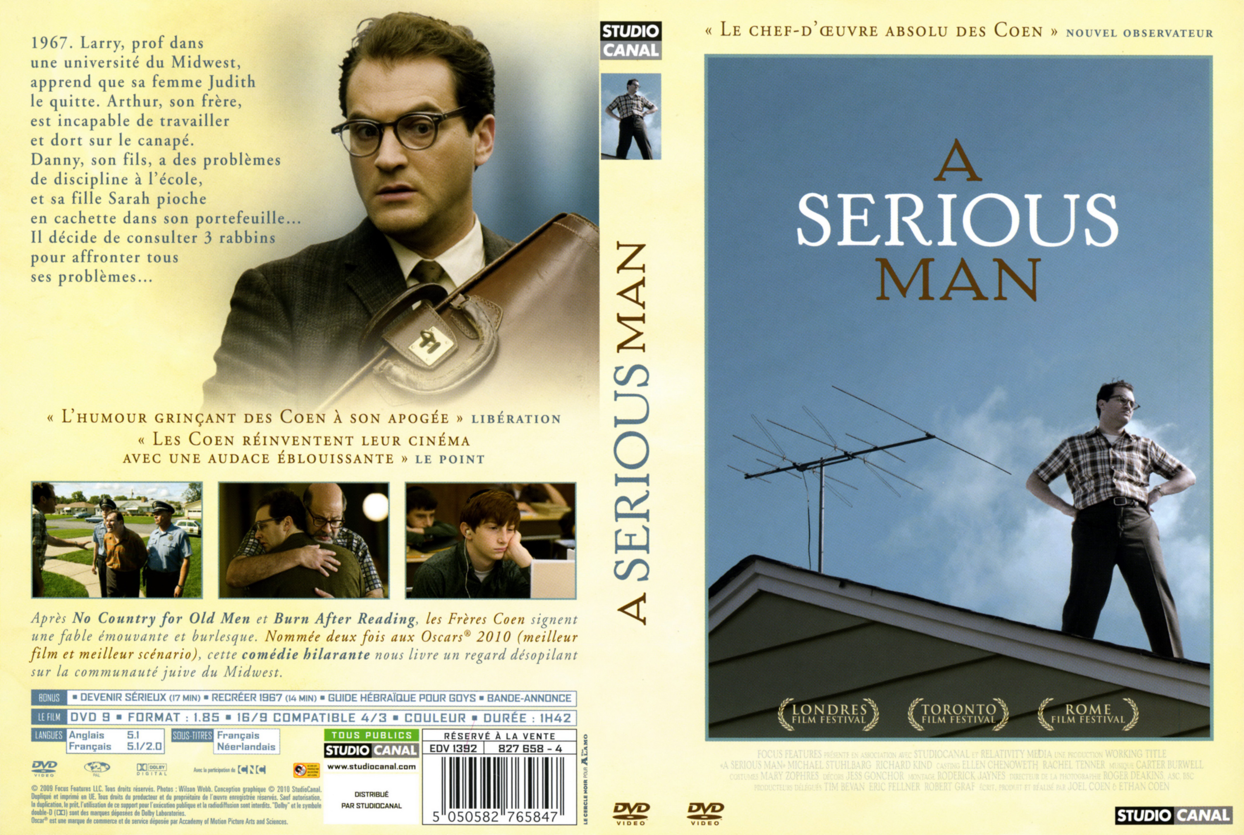 Jaquette DVD A serious man