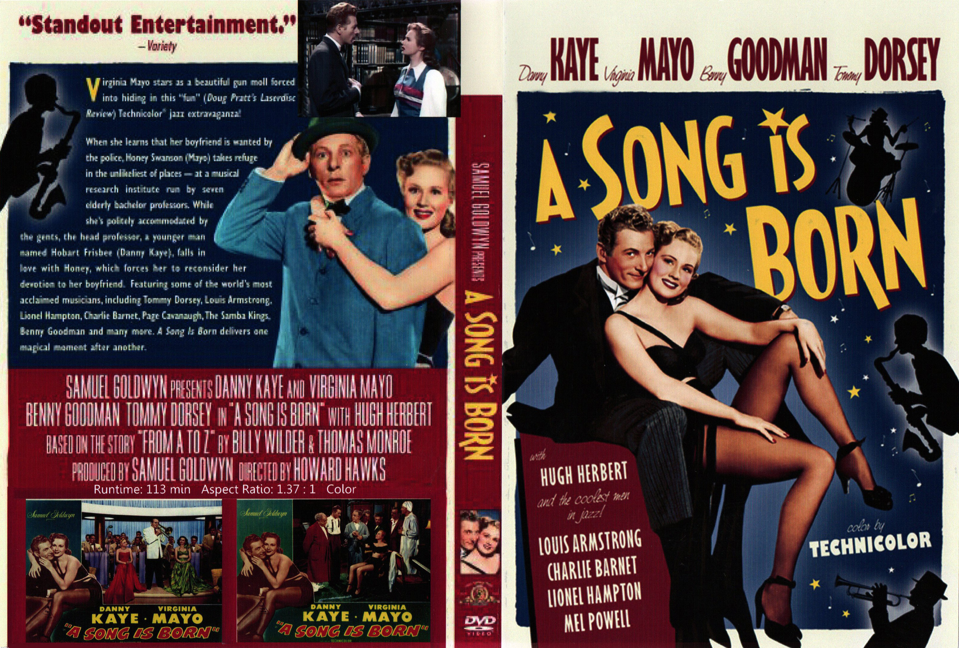 Jaquette DVD A song is born - Si bmol et fa dise Zone 1