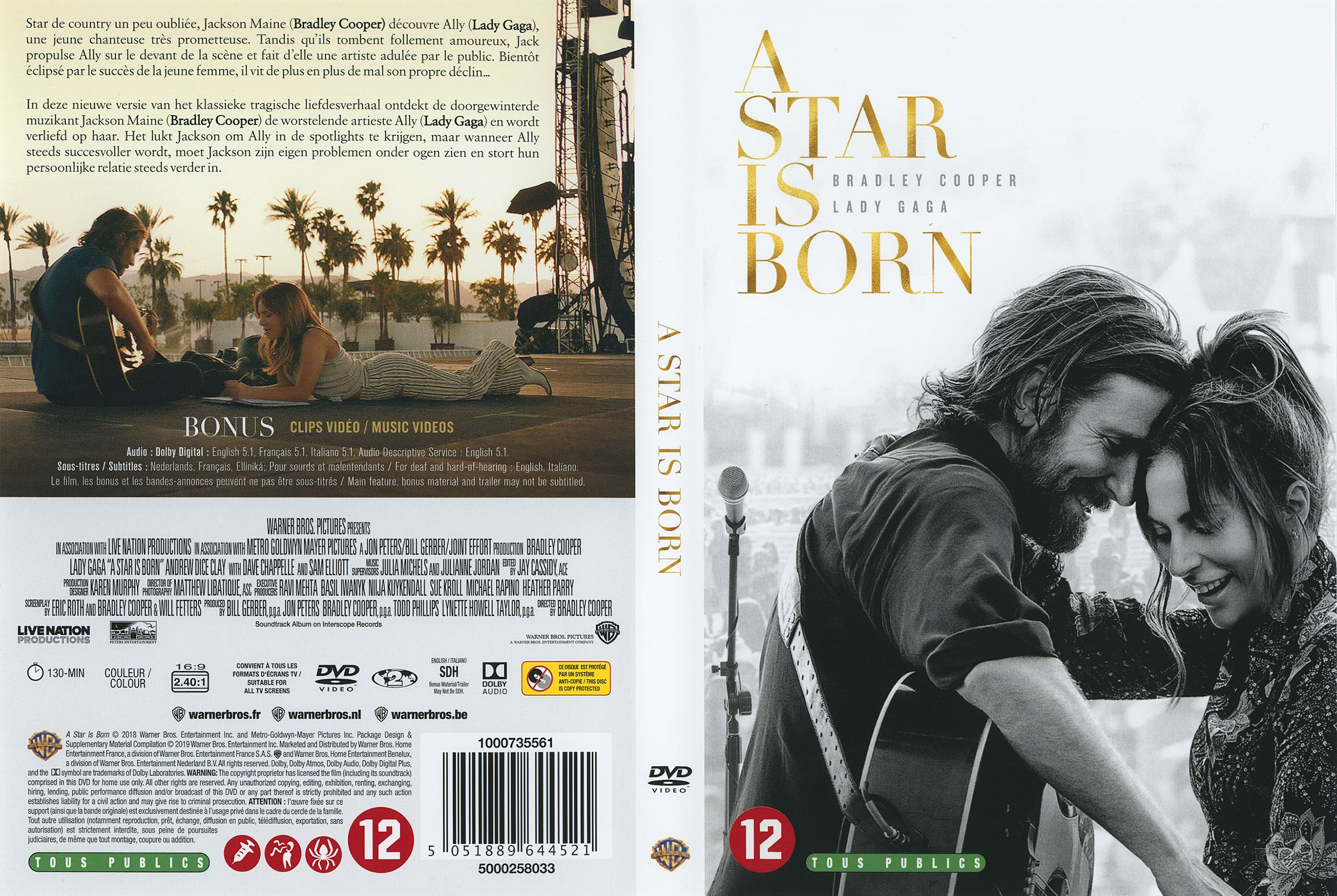 Jaquette DVD A star is born
