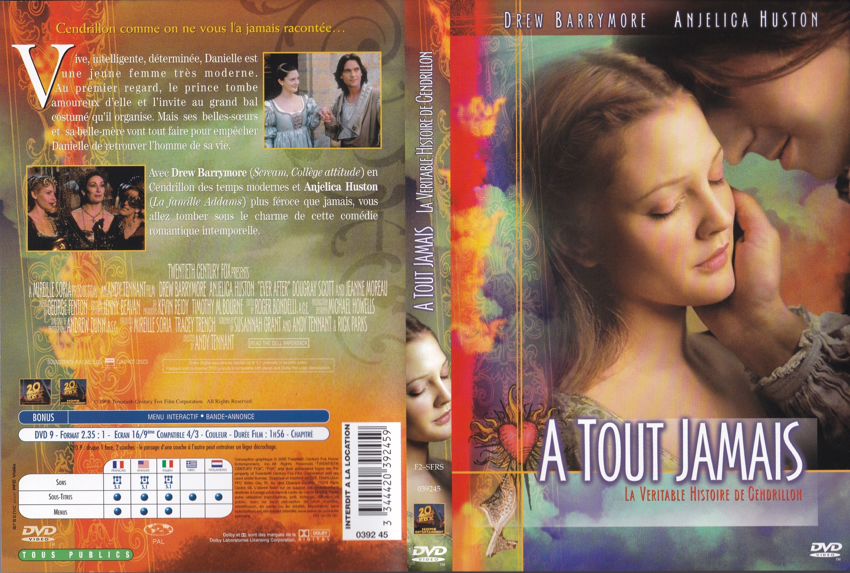 Jaquette DVD A tout jamais