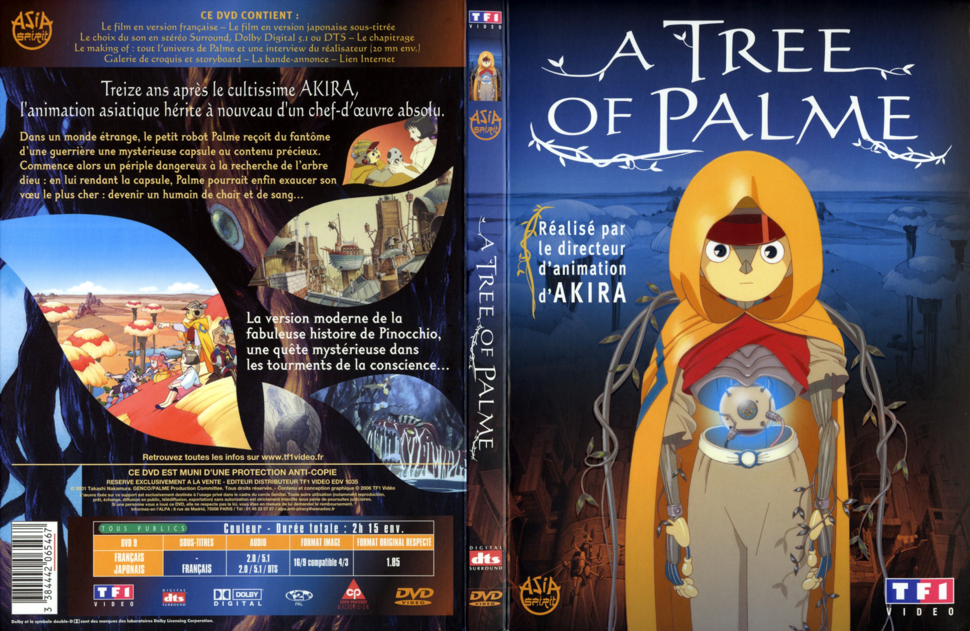 Jaquette DVD A tree of Palme